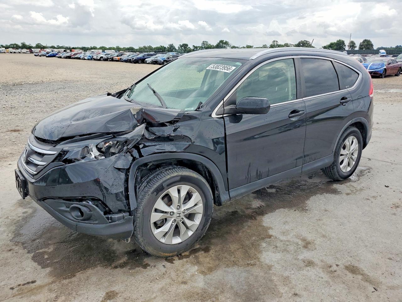 2012 Honda Cr-v Exl Black vin: JHLRM3H77CC002168