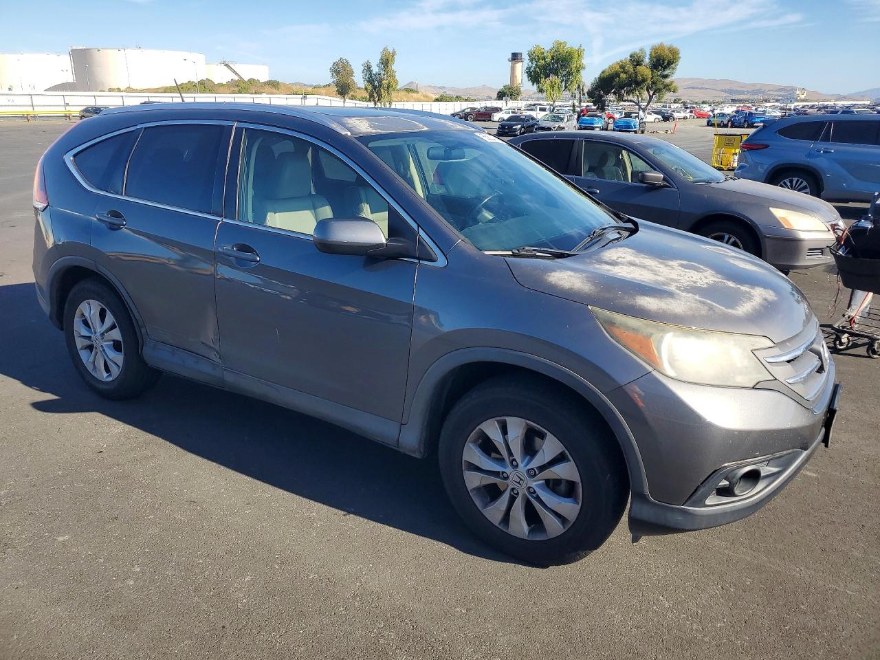 2012 Honda Cr-v Exl Gray vin: JHLRM3H77CC004633