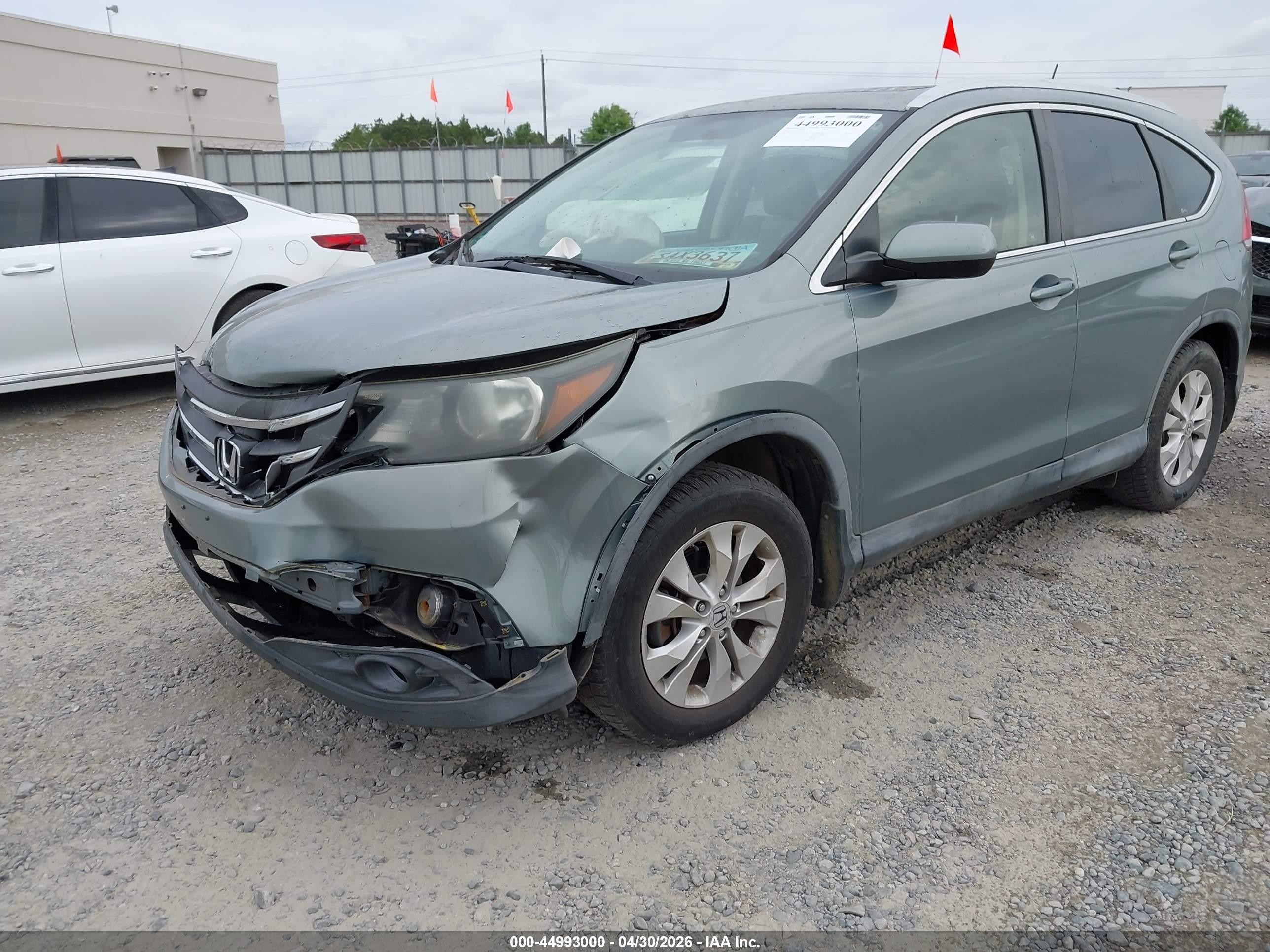 2012 Honda Cr-v Ex-l Зеленый vin: JHLRM3H77CC005250