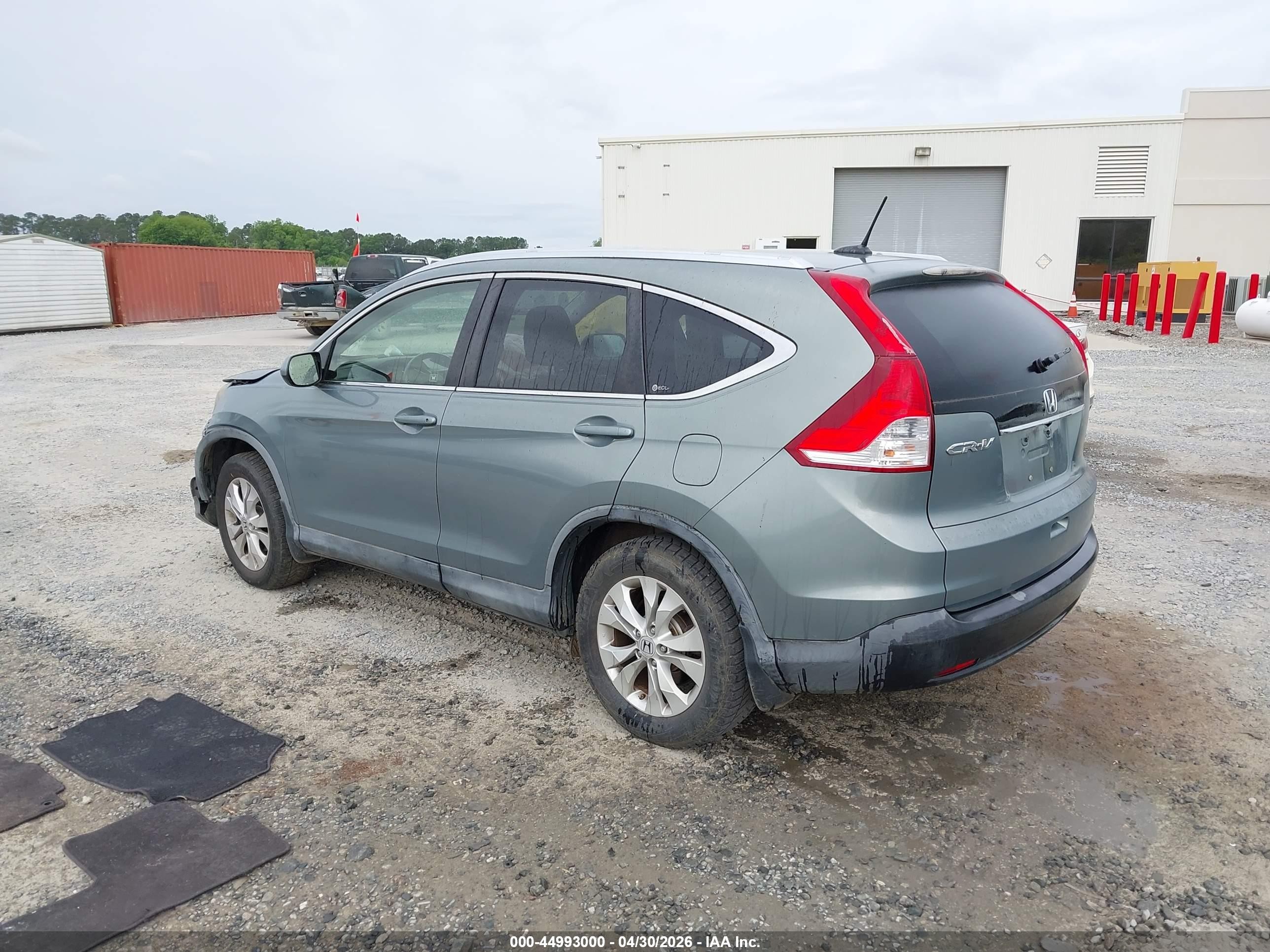 2012 Honda Cr-v Ex-l Зеленый vin: JHLRM3H77CC005250