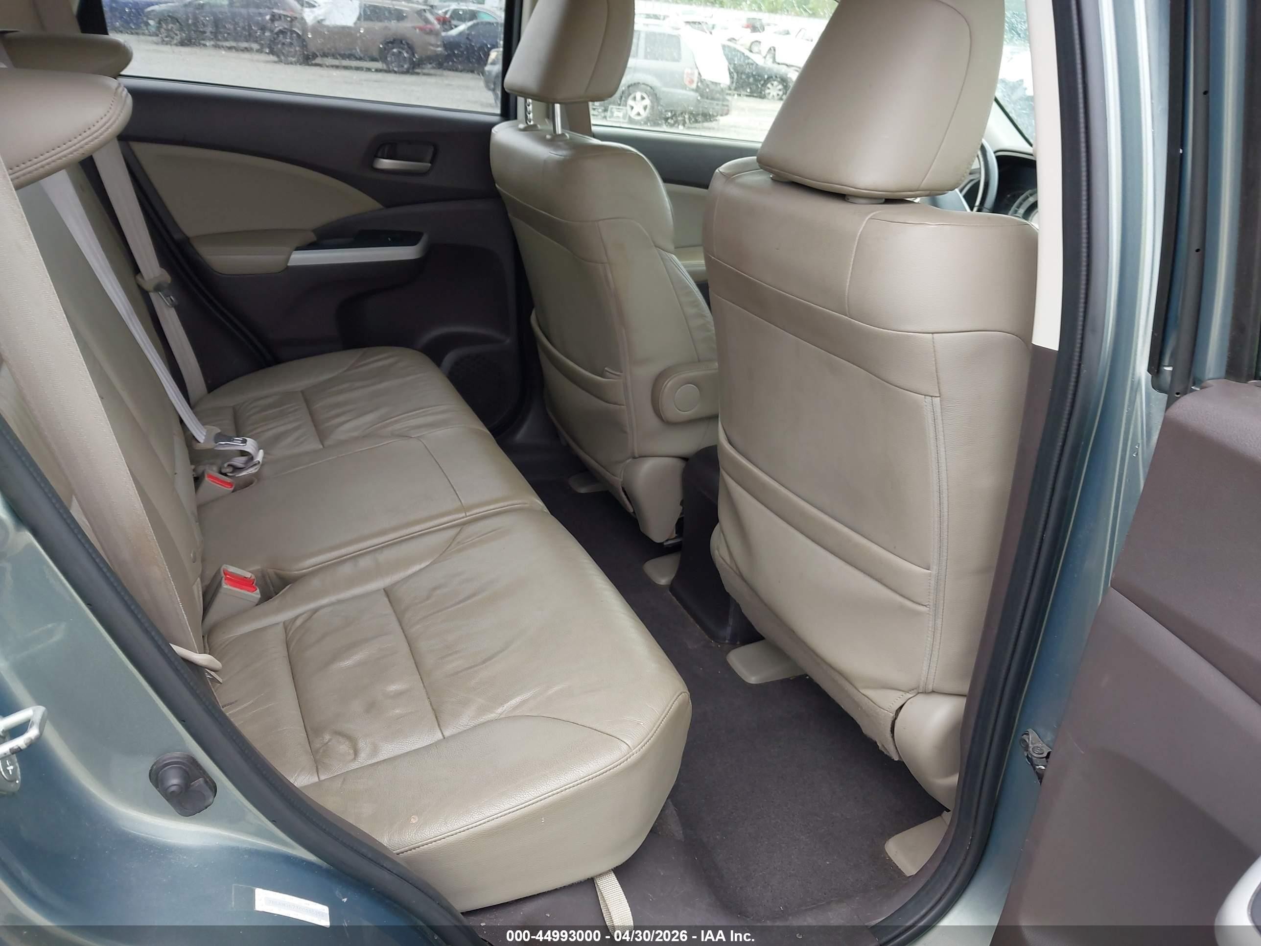 2012 Honda Cr-v Ex-l Зеленый vin: JHLRM3H77CC005250