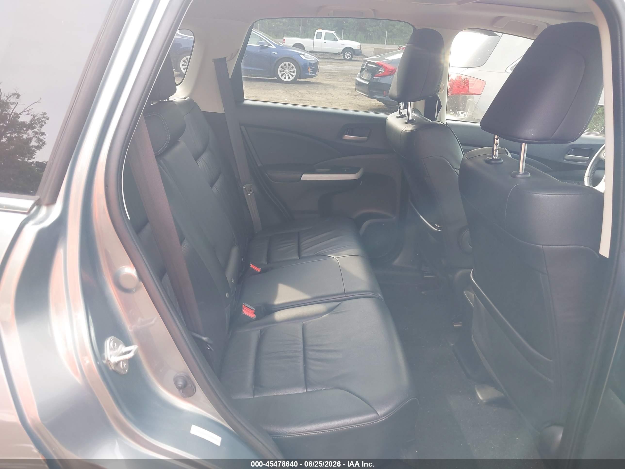 2012 Honda Cr-v Ex-l Green vin: JHLRM3H77CC006155