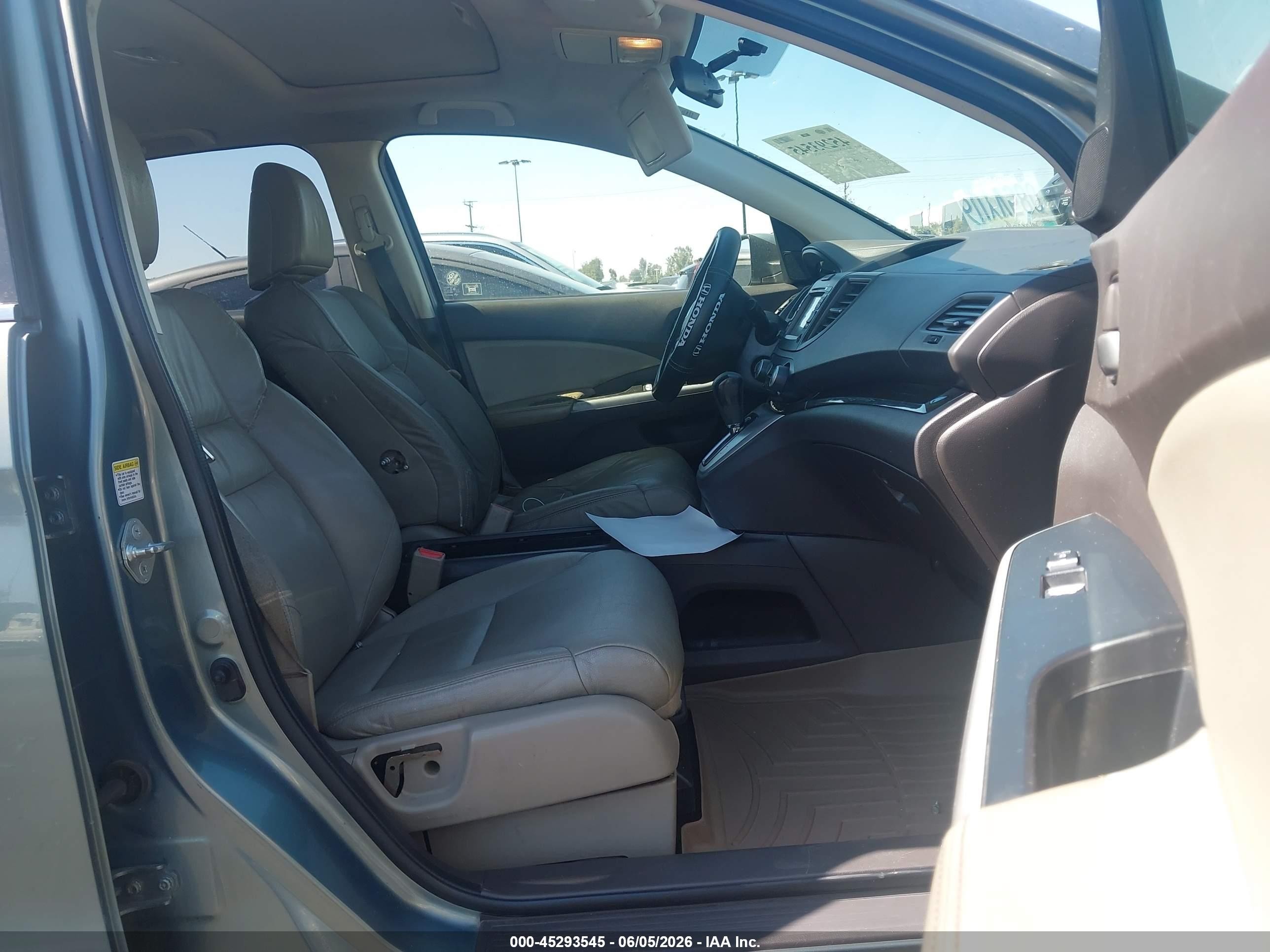 2012 Honda Cr-v Ex-l Бирюзовый vin: JHLRM3H77CC006740