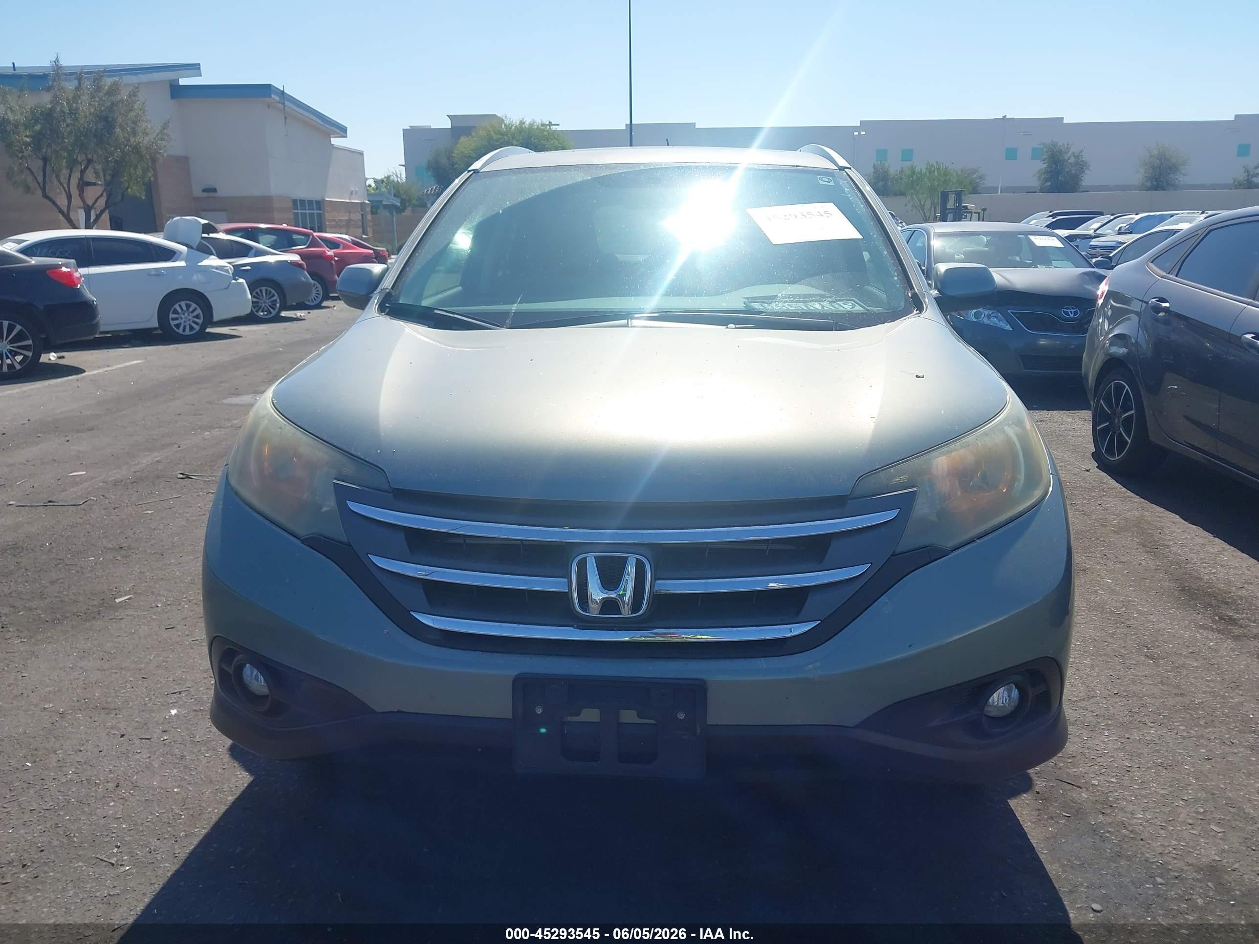 2012 Honda Cr-v Ex-l Бирюзовый vin: JHLRM3H77CC006740