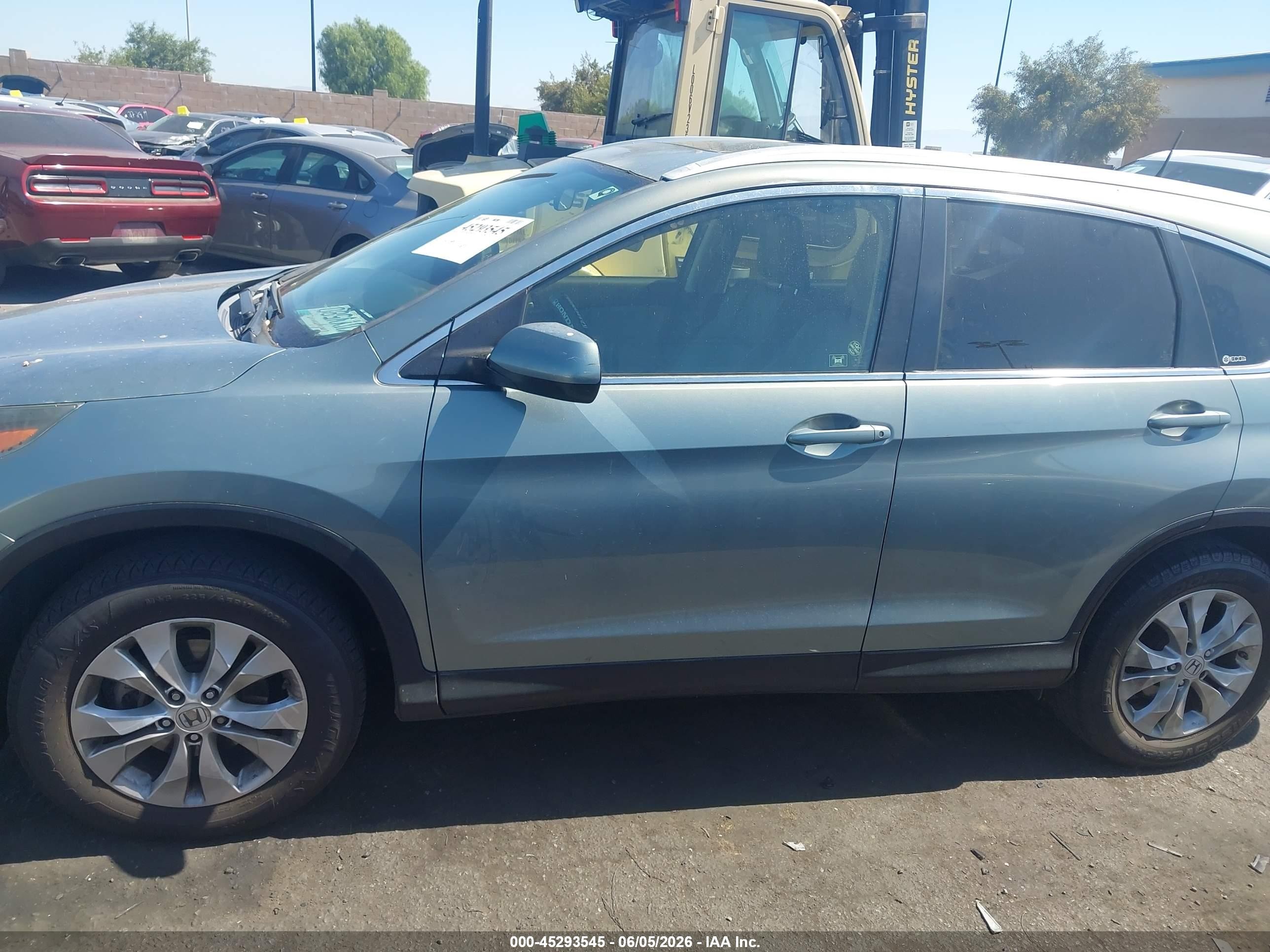 2012 Honda Cr-v Ex-l Бирюзовый vin: JHLRM3H77CC006740