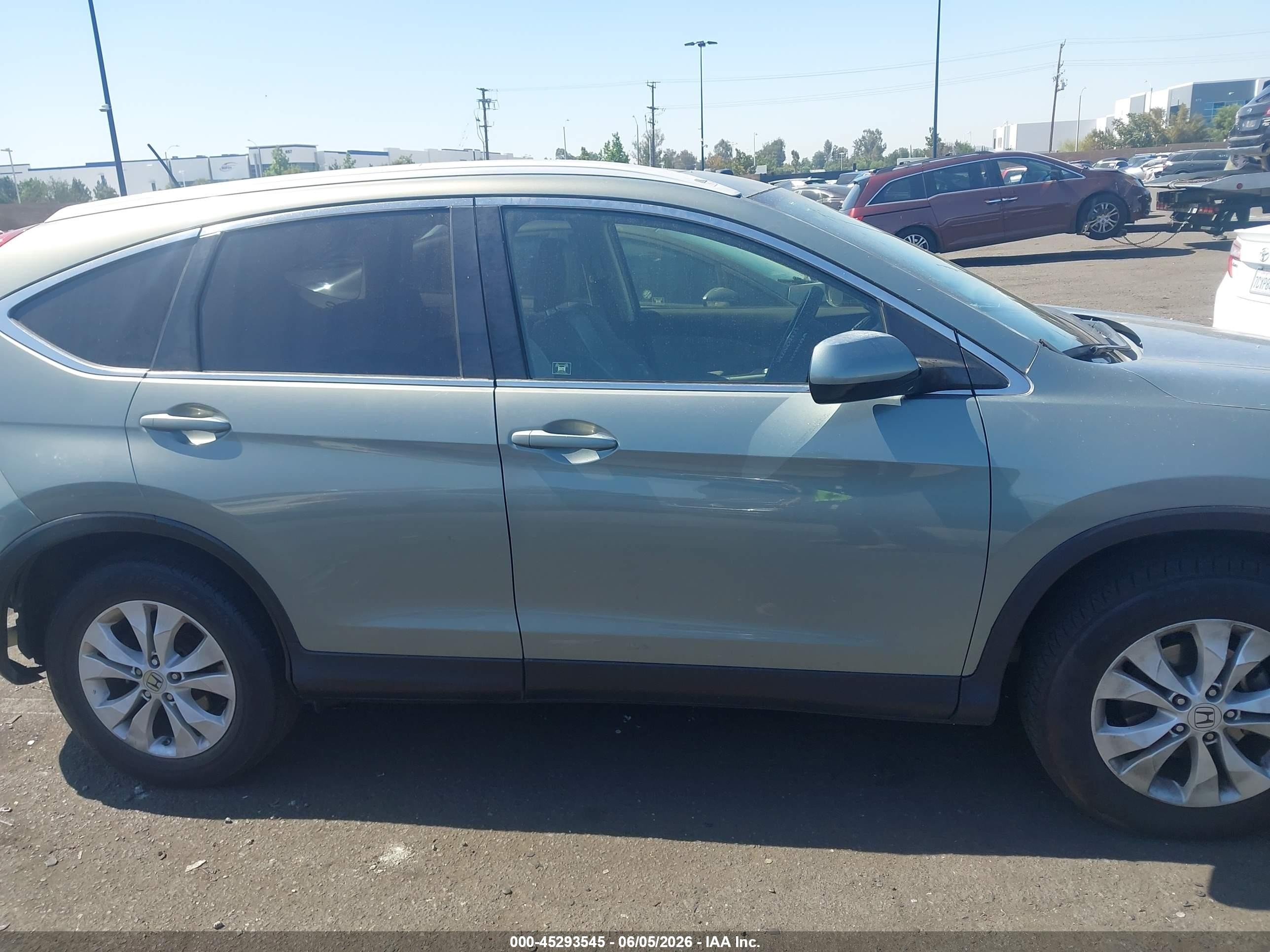2012 Honda Cr-v Ex-l Бирюзовый vin: JHLRM3H77CC006740