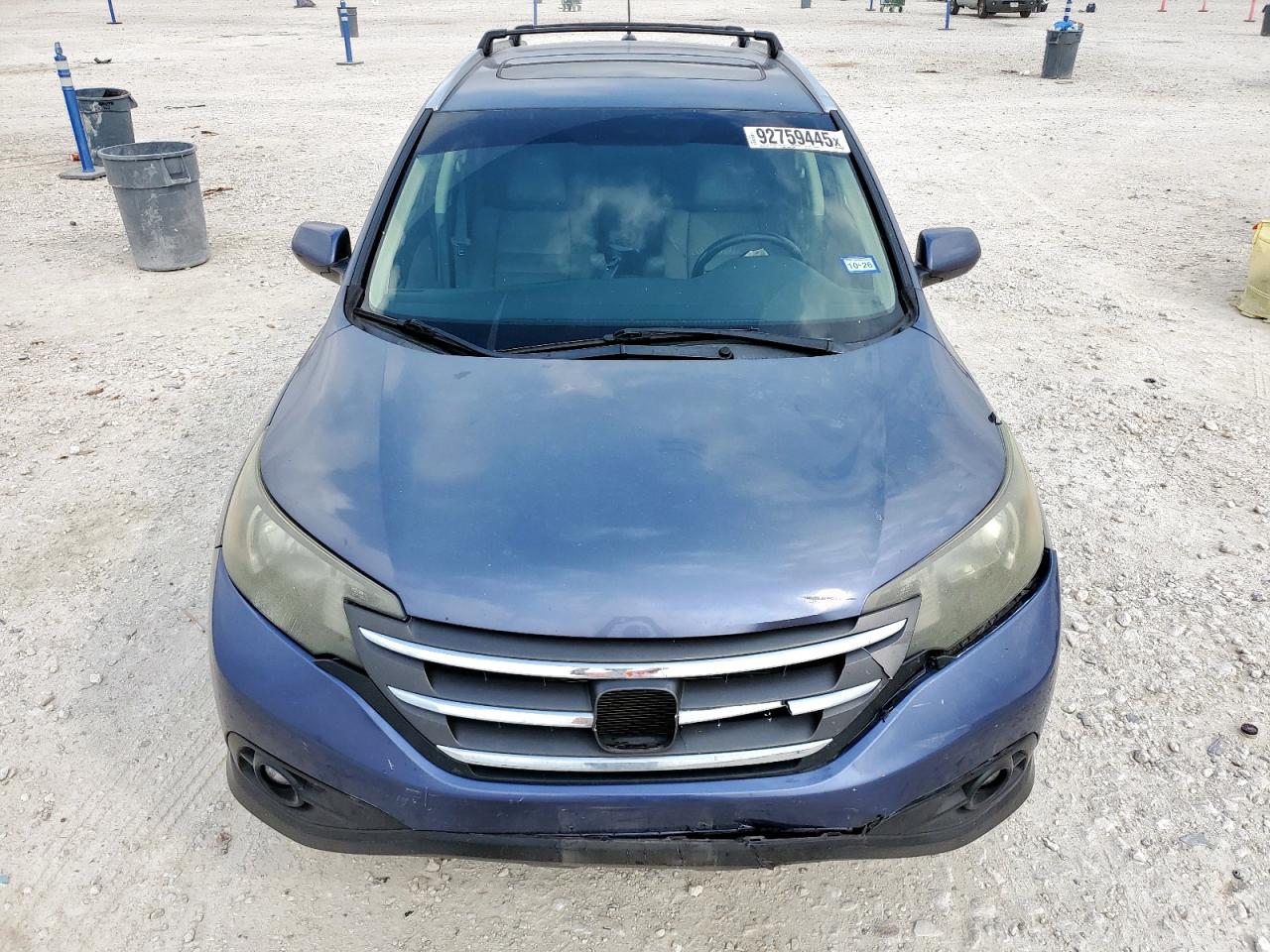 2012 Honda Cr-v Exl Blue vin: JHLRM3H78CC003149