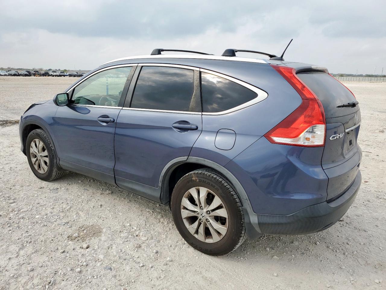 2012 Honda Cr-v Exl Blue vin: JHLRM3H78CC003149