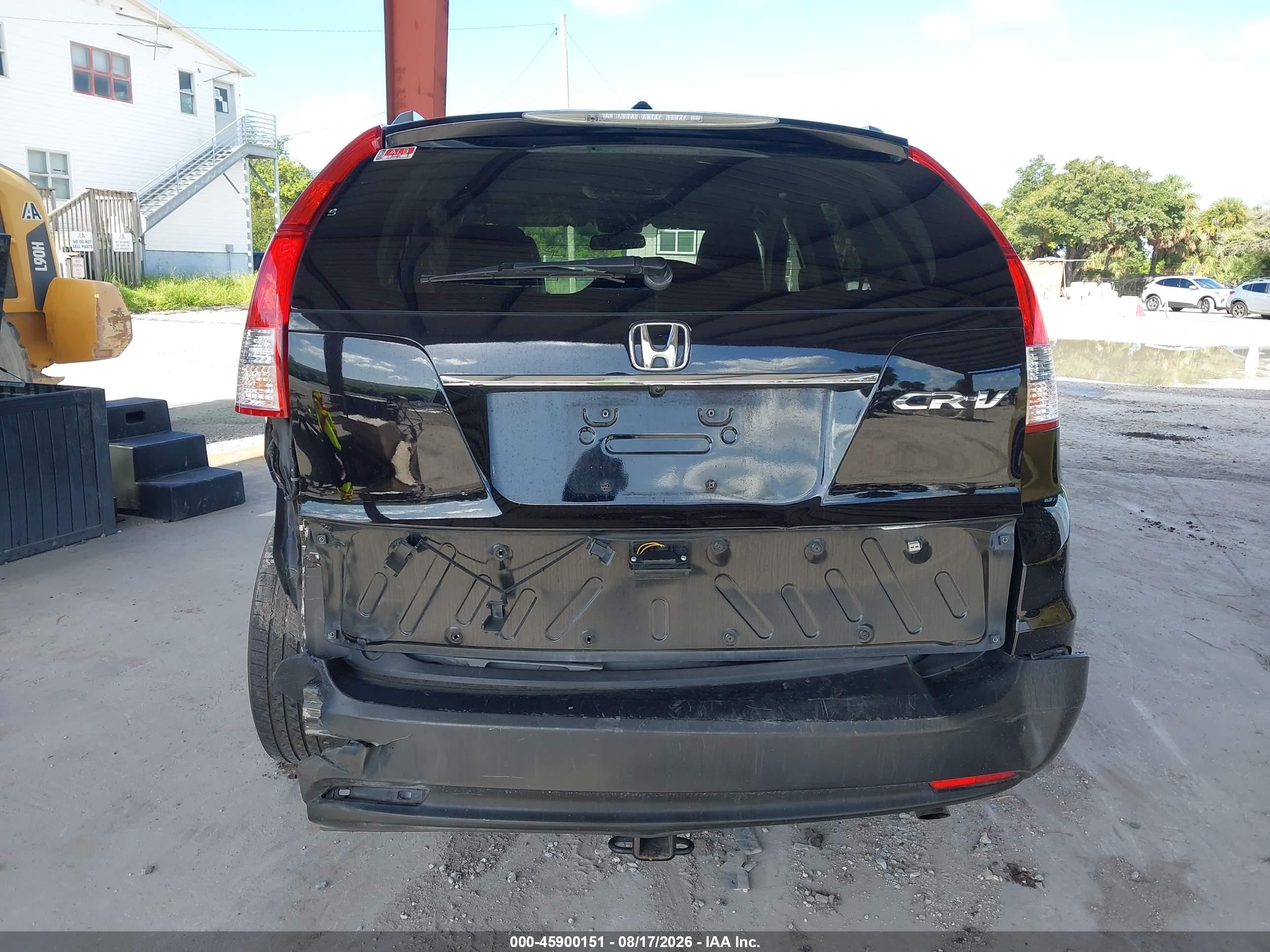 2012 Honda Cr-v Ex-l Black vin: JHLRM3H78CC007492