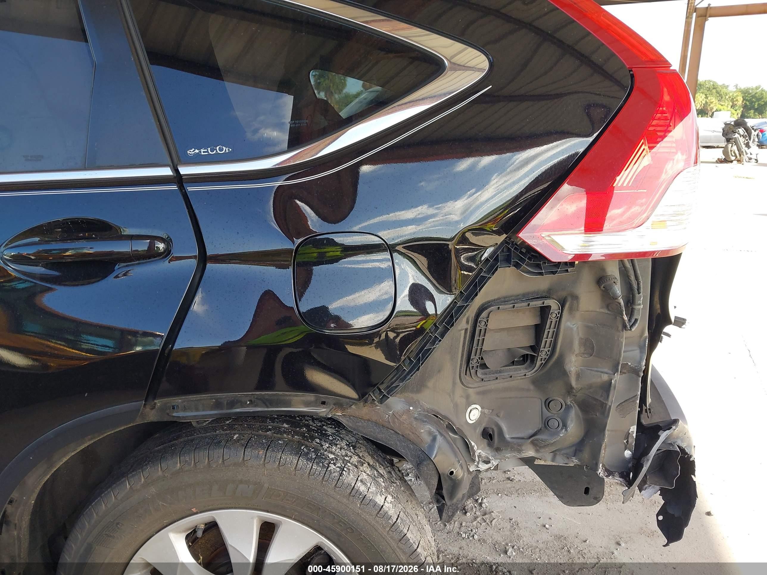 2012 Honda Cr-v Ex-l Black vin: JHLRM3H78CC007492