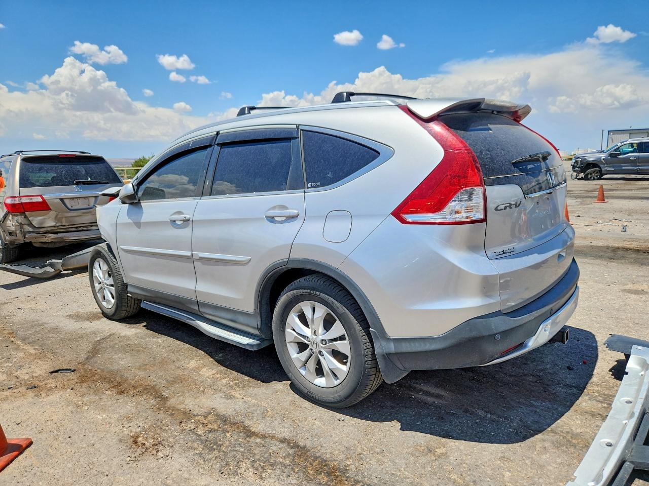 2012 Honda Cr-v Exl Silver vin: JHLRM3H79CC000647