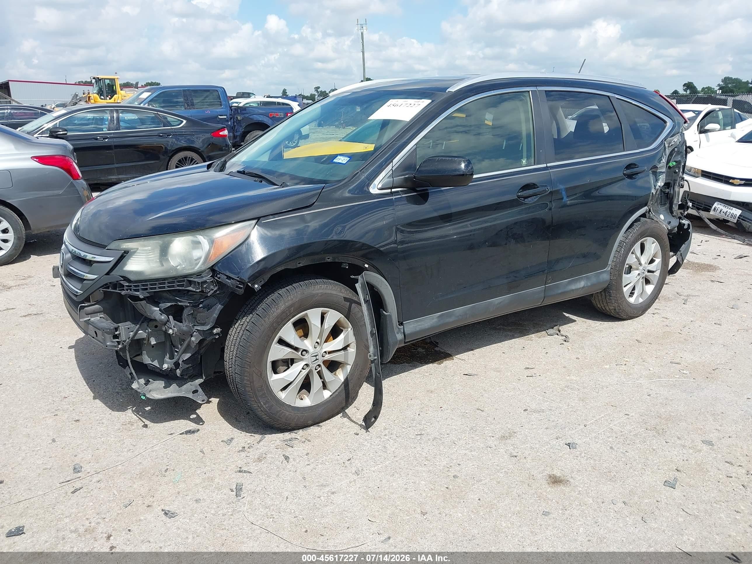 2012 Honda Cr-v Ex-l Black vin: JHLRM3H79CC009896