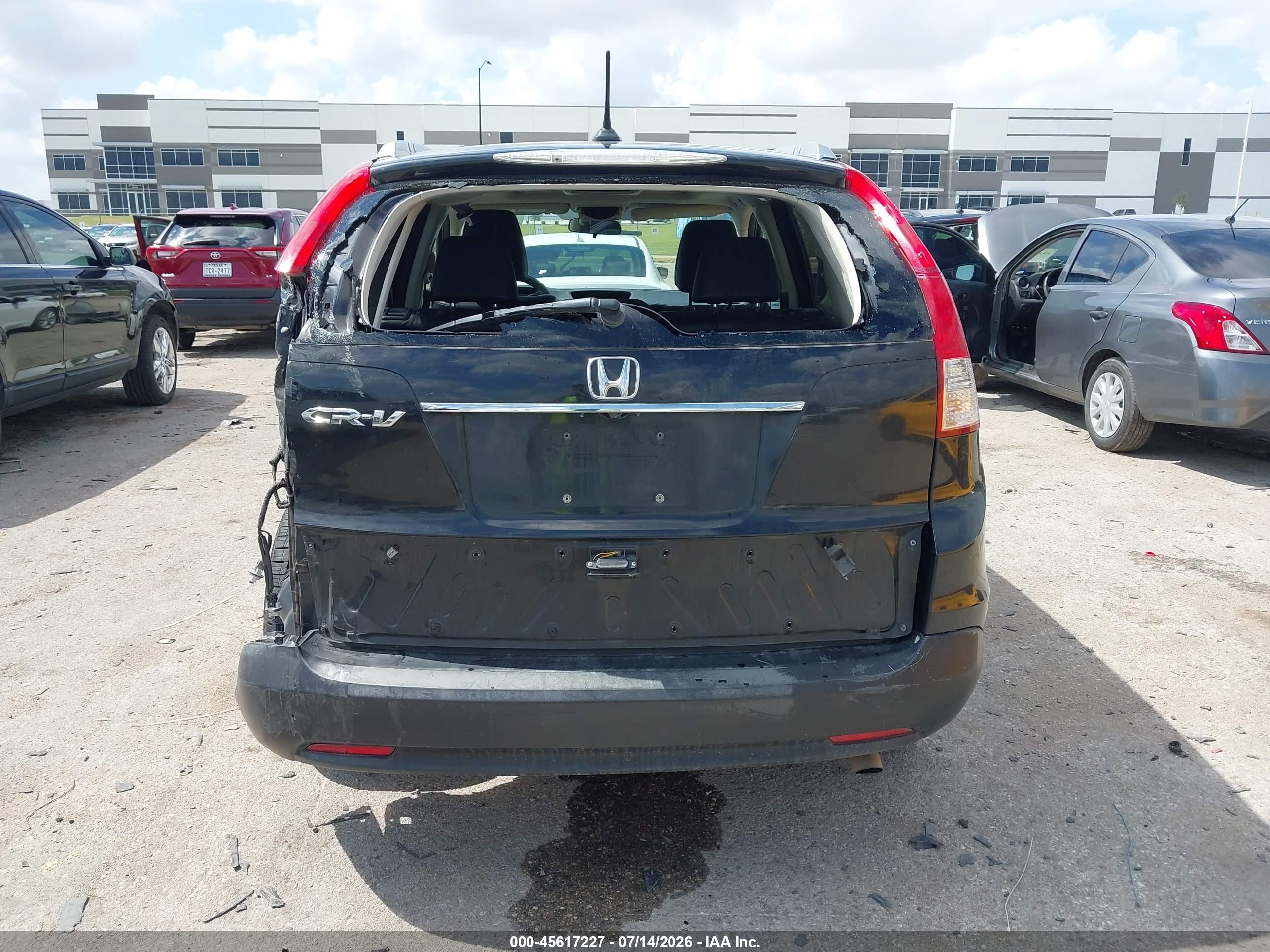 2012 Honda Cr-v Ex-l Black vin: JHLRM3H79CC009896
