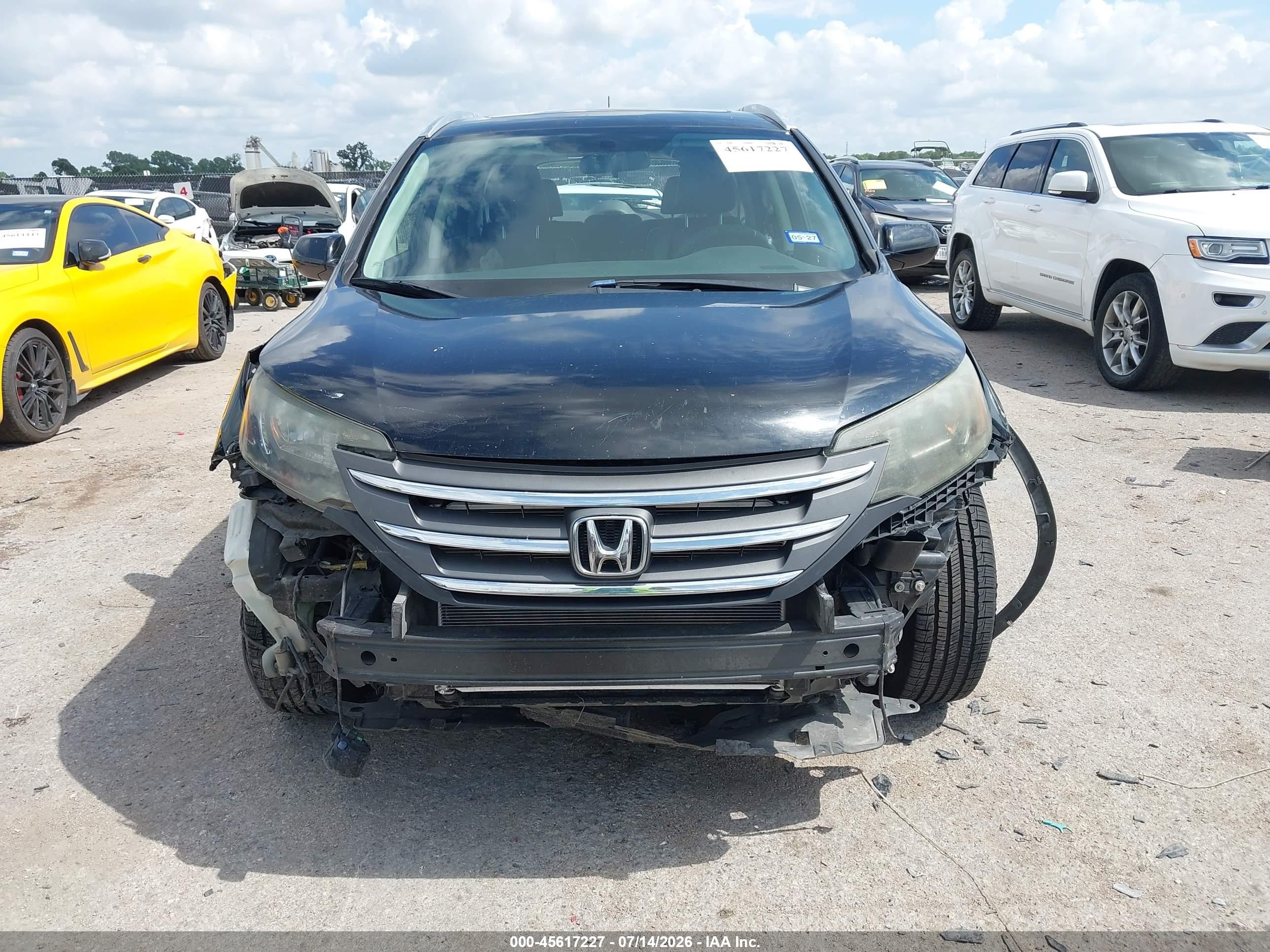 2012 Honda Cr-v Ex-l Black vin: JHLRM3H79CC009896