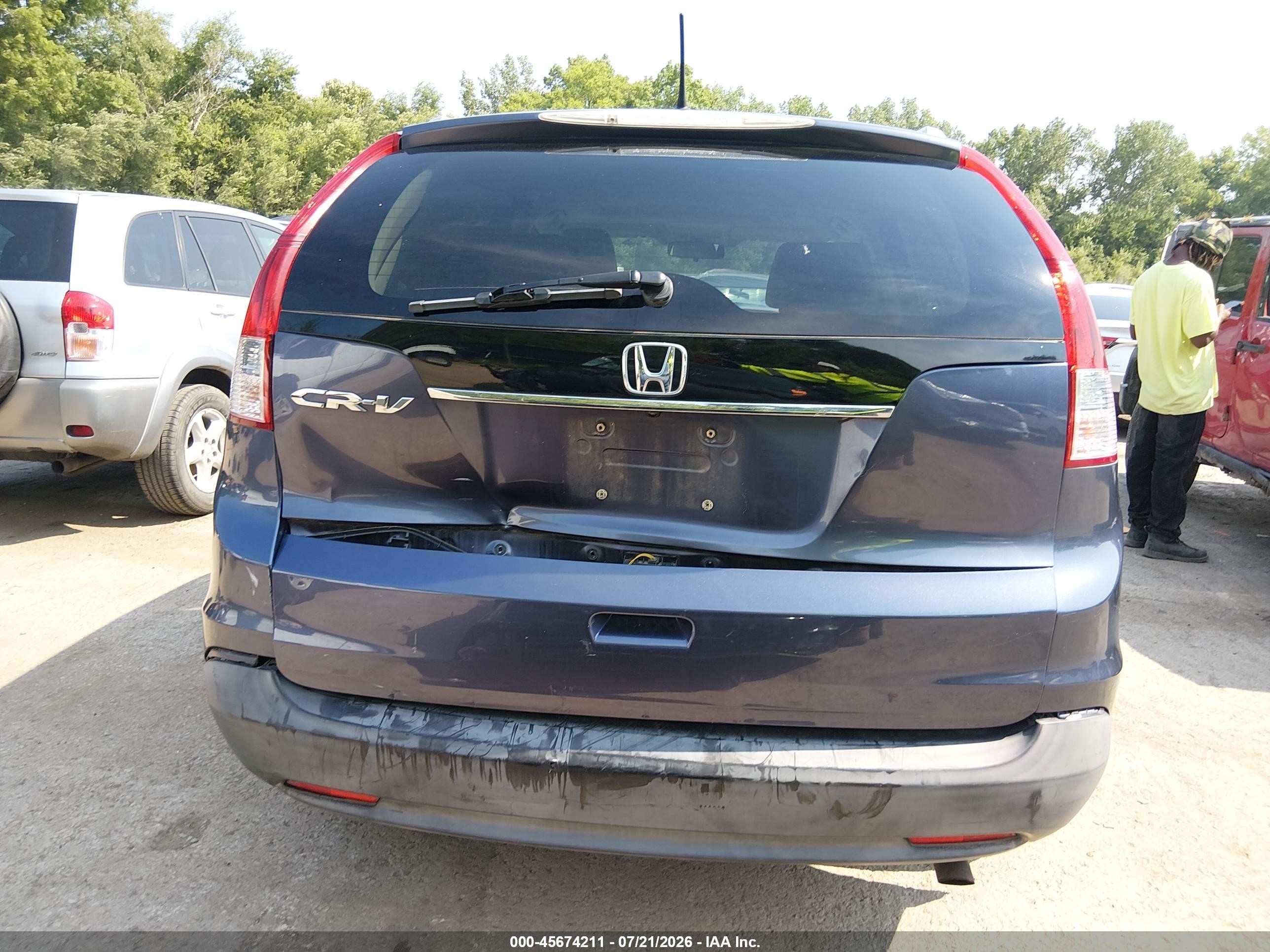 2012 Honda Cr-v Ex-l Gray vin: JHLRM3H79CC010062