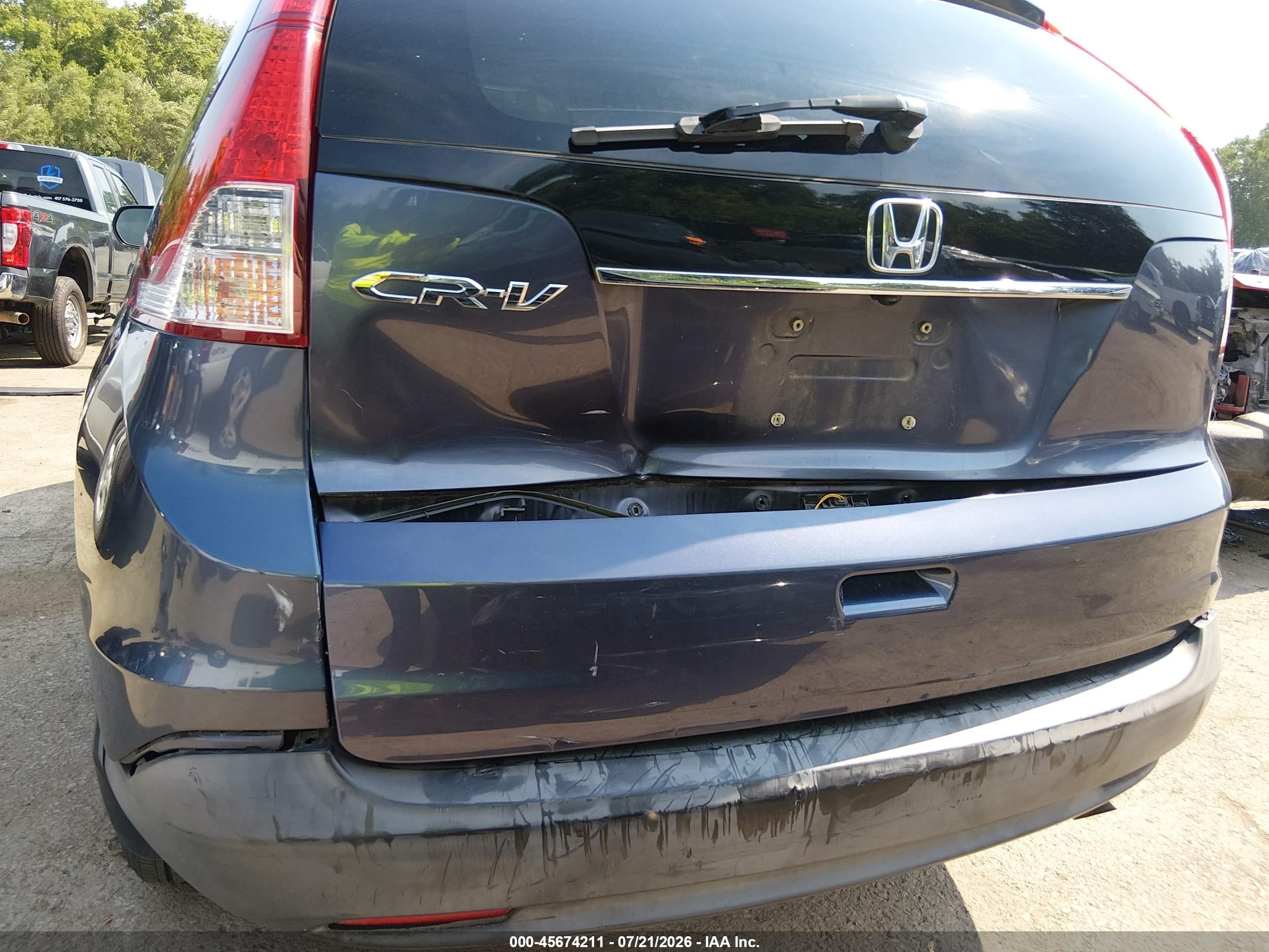 2012 Honda Cr-v Ex-l Gray vin: JHLRM3H79CC010062