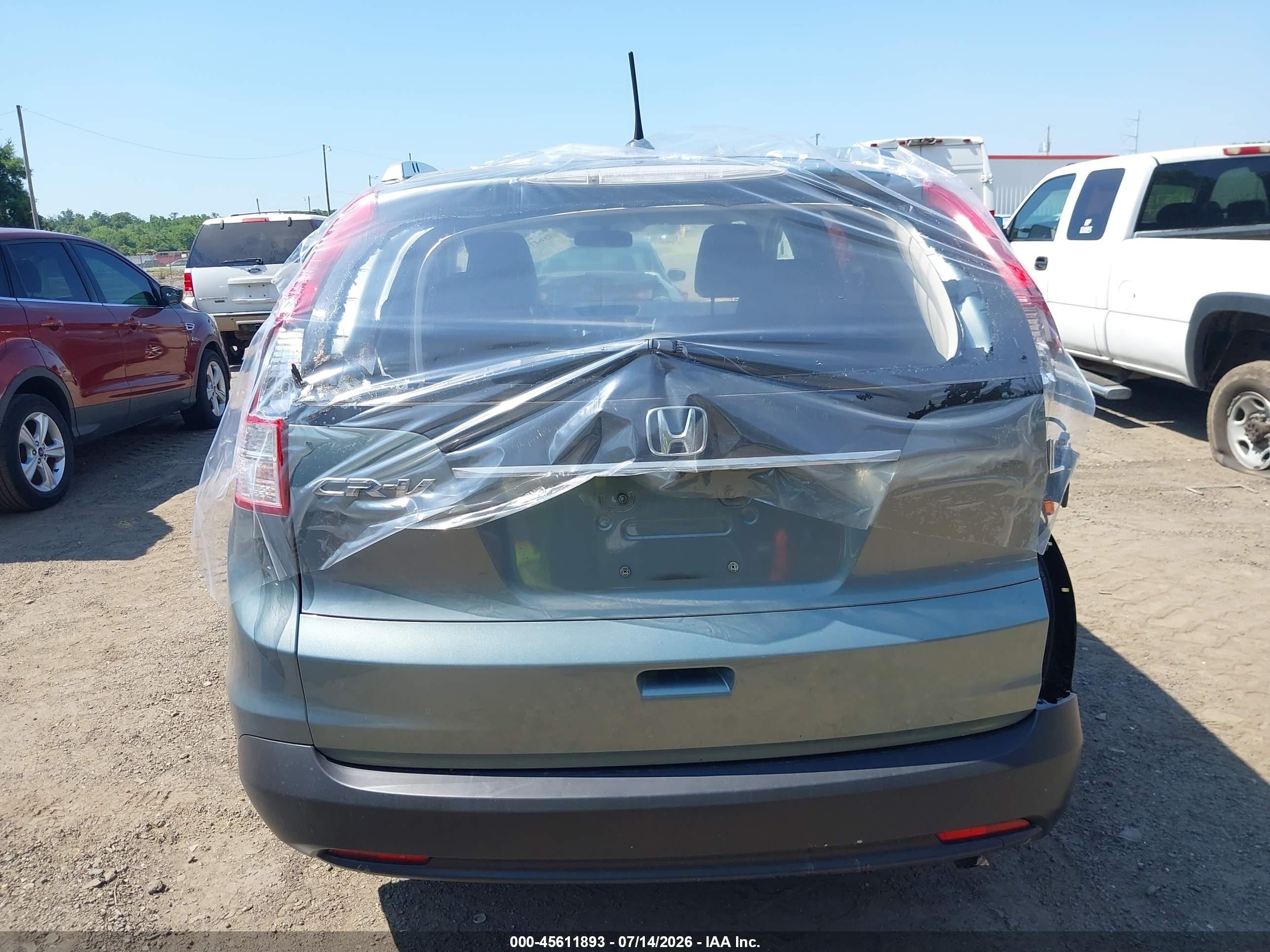 2012 Honda Cr-v Ex-l Green vin: JHLRM3H7XCC000852
