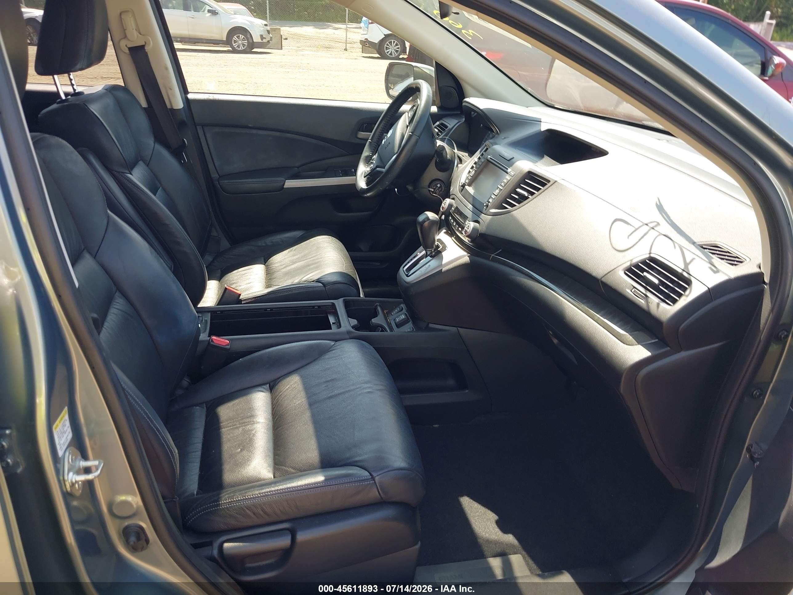 2012 Honda Cr-v Ex-l Green vin: JHLRM3H7XCC000852