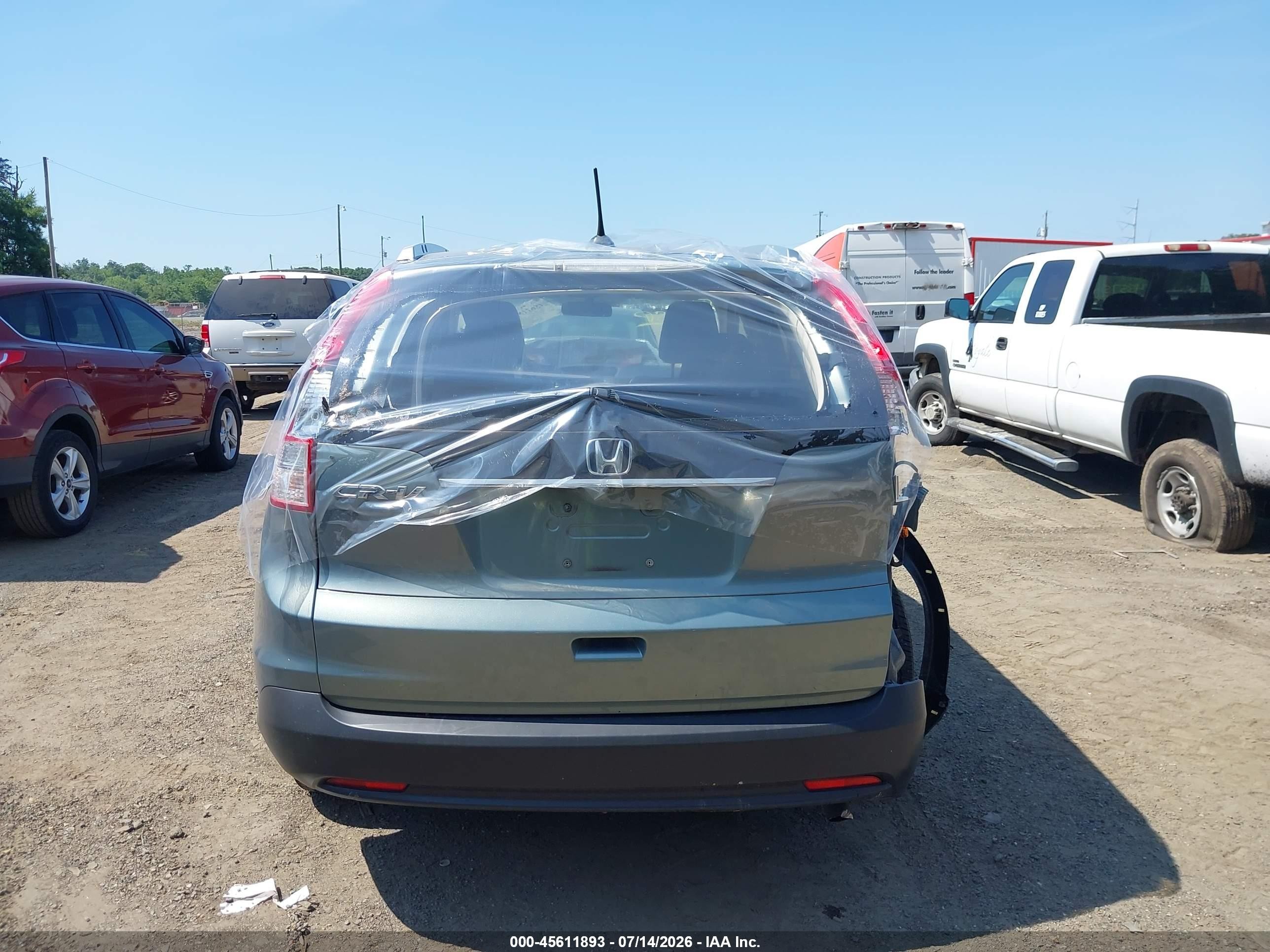 2012 Honda Cr-v Ex-l Green vin: JHLRM3H7XCC000852