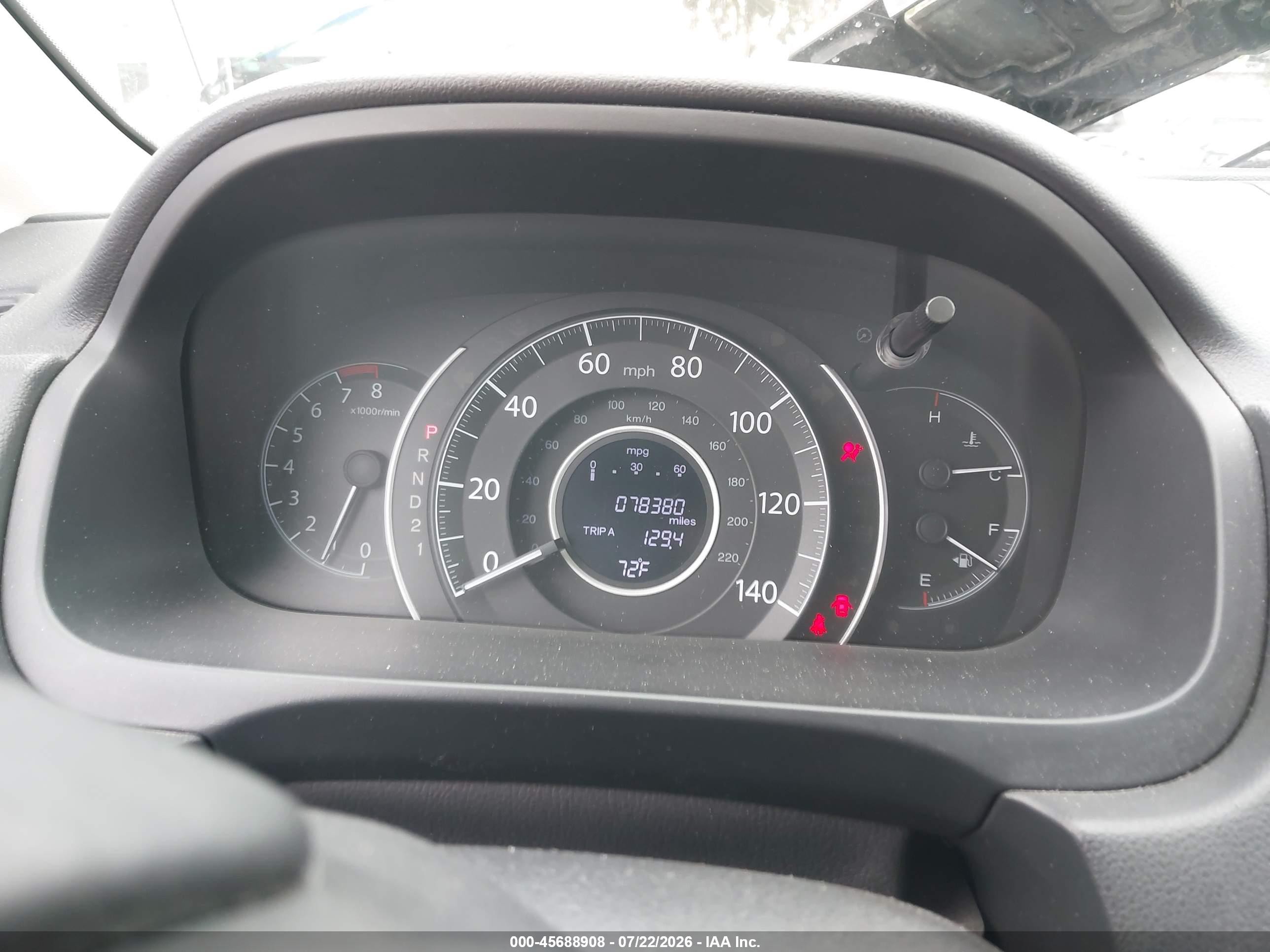 2012 Honda Cr-v Ex-l Gray vin: JHLRM3H7XCC004724