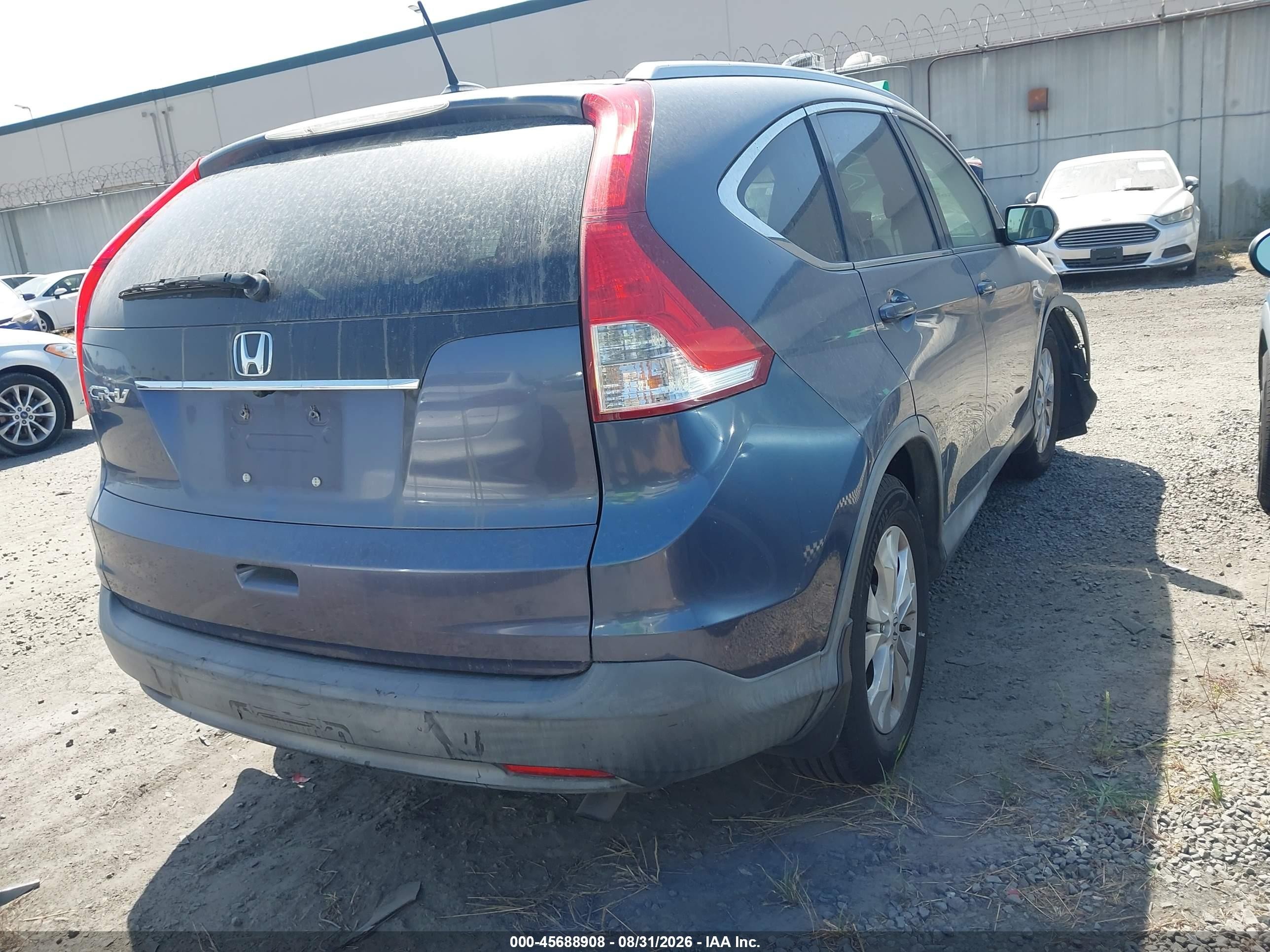 2012 Honda Cr-v Ex-l Gray vin: JHLRM3H7XCC004724