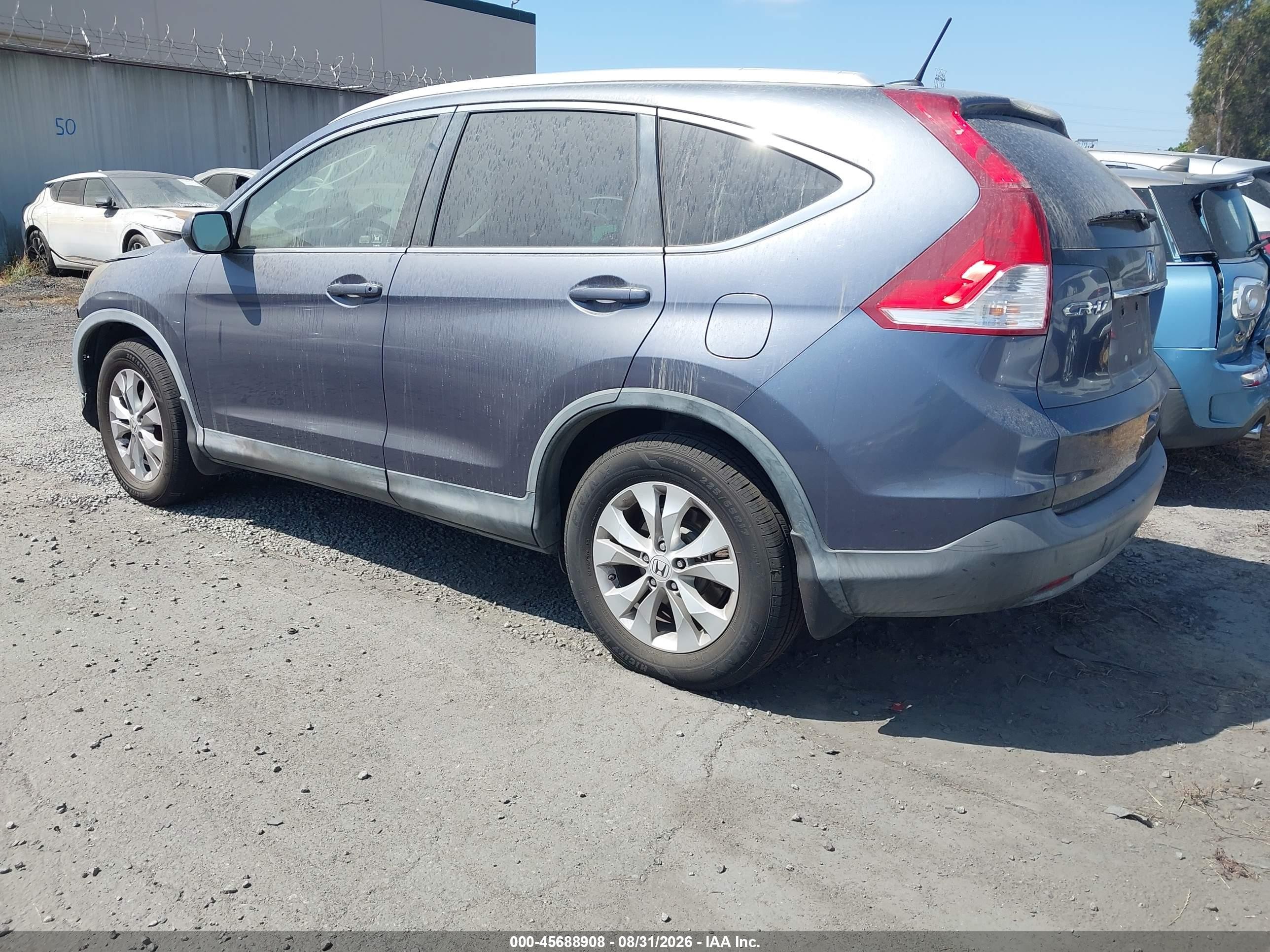 2012 Honda Cr-v Ex-l Gray vin: JHLRM3H7XCC004724
