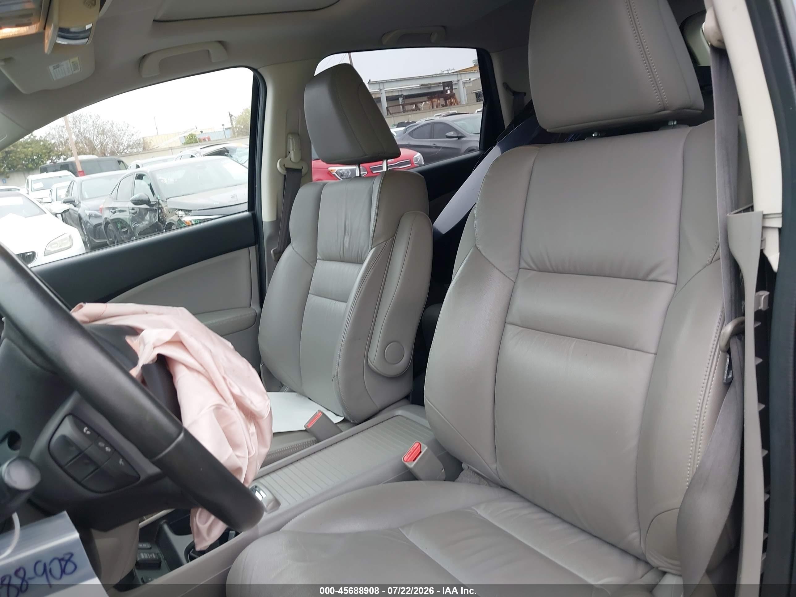 2012 Honda Cr-v Ex-l Gray vin: JHLRM3H7XCC004724