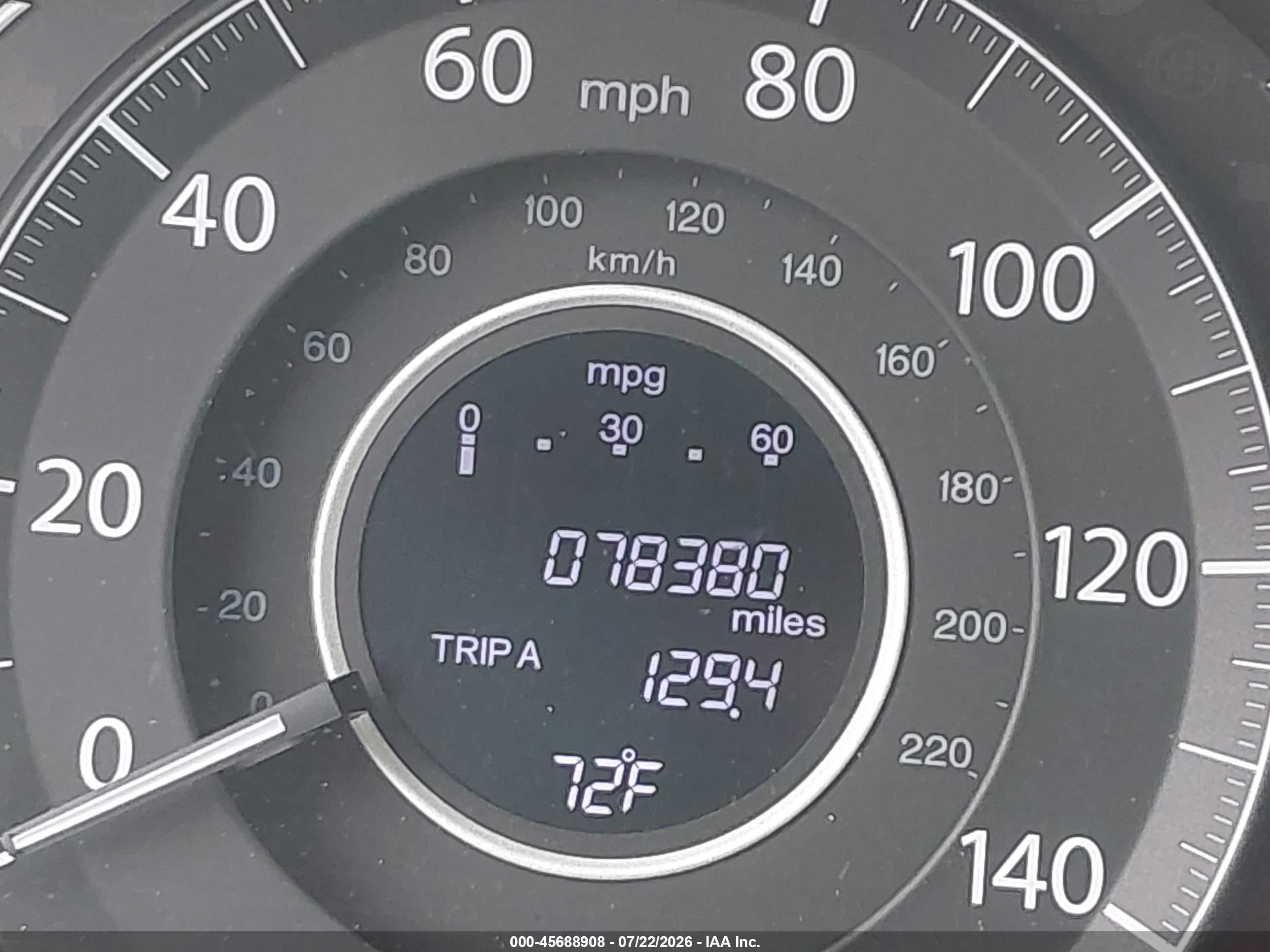 2012 Honda Cr-v Ex-l Gray vin: JHLRM3H7XCC004724