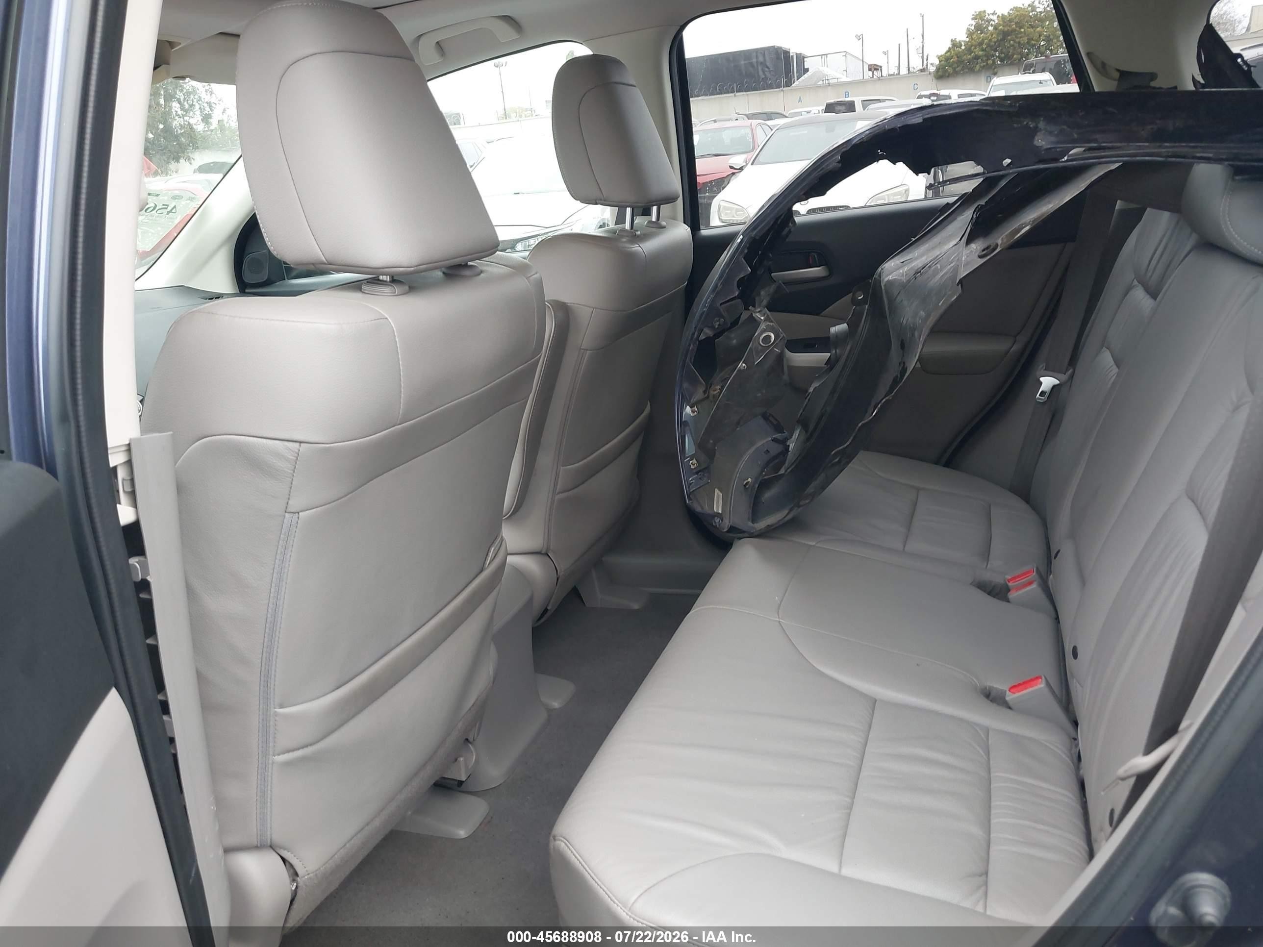2012 Honda Cr-v Ex-l Gray vin: JHLRM3H7XCC004724