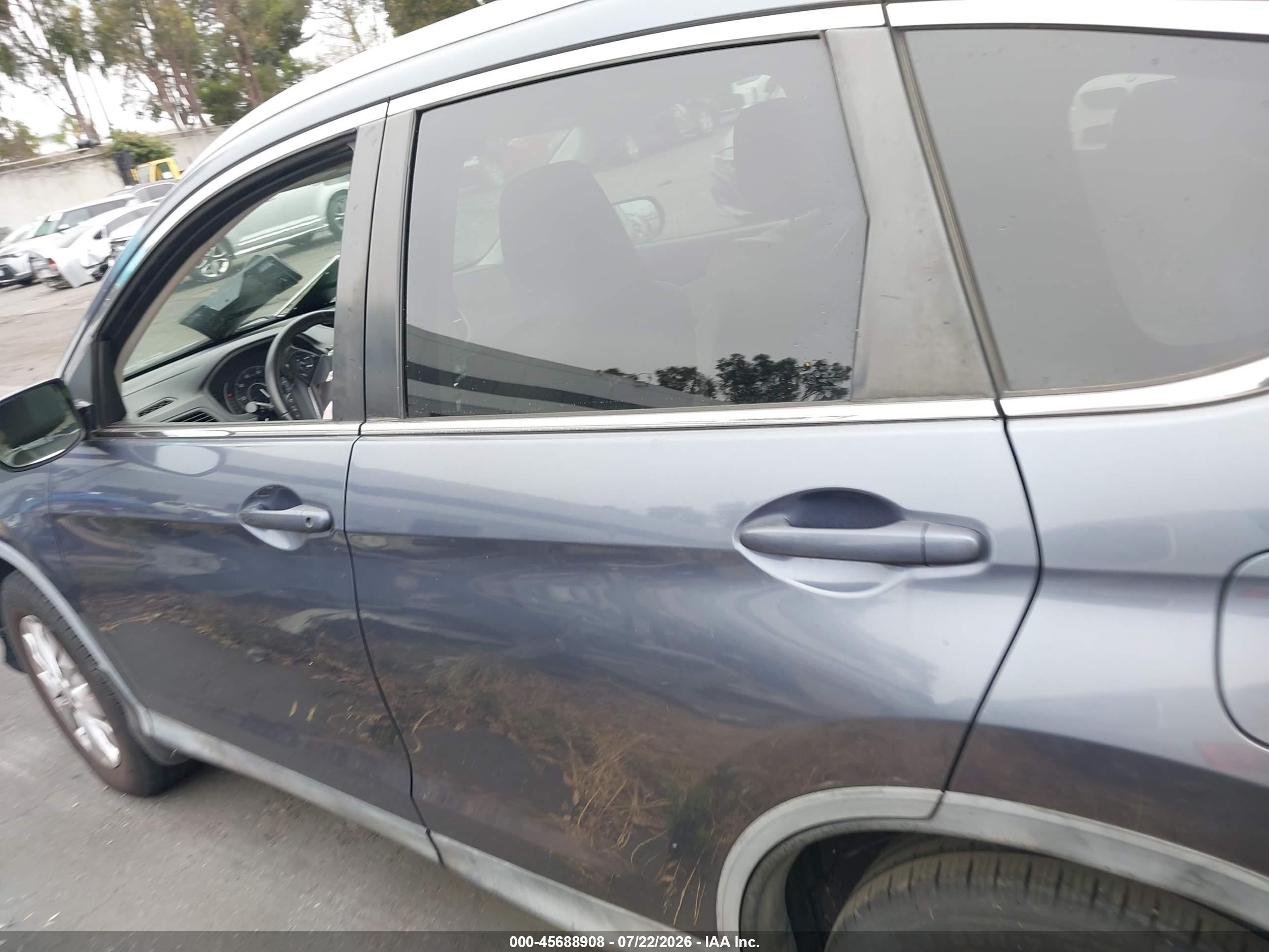 2012 Honda Cr-v Ex-l Gray vin: JHLRM3H7XCC004724