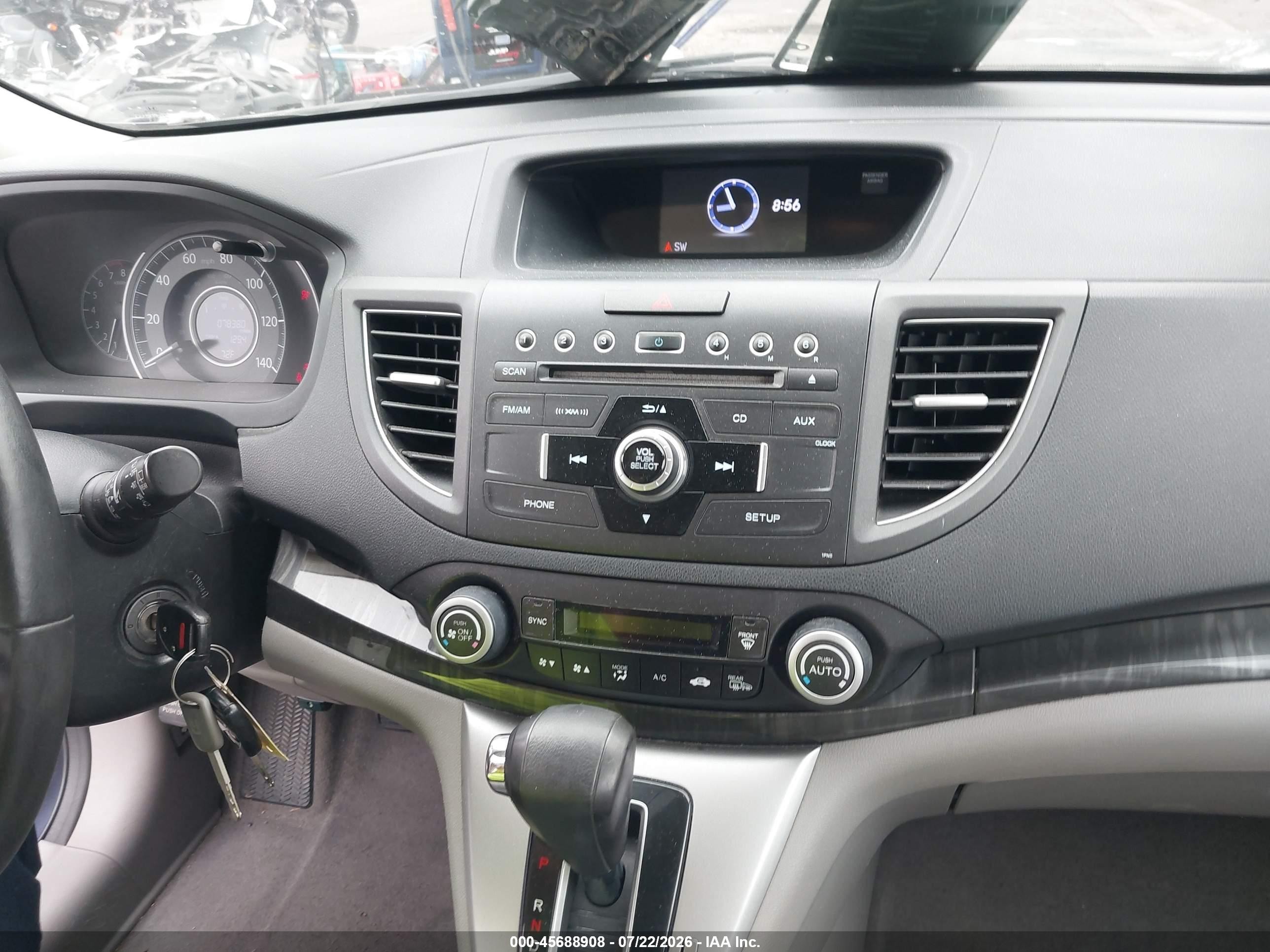 2012 Honda Cr-v Ex-l Gray vin: JHLRM3H7XCC004724