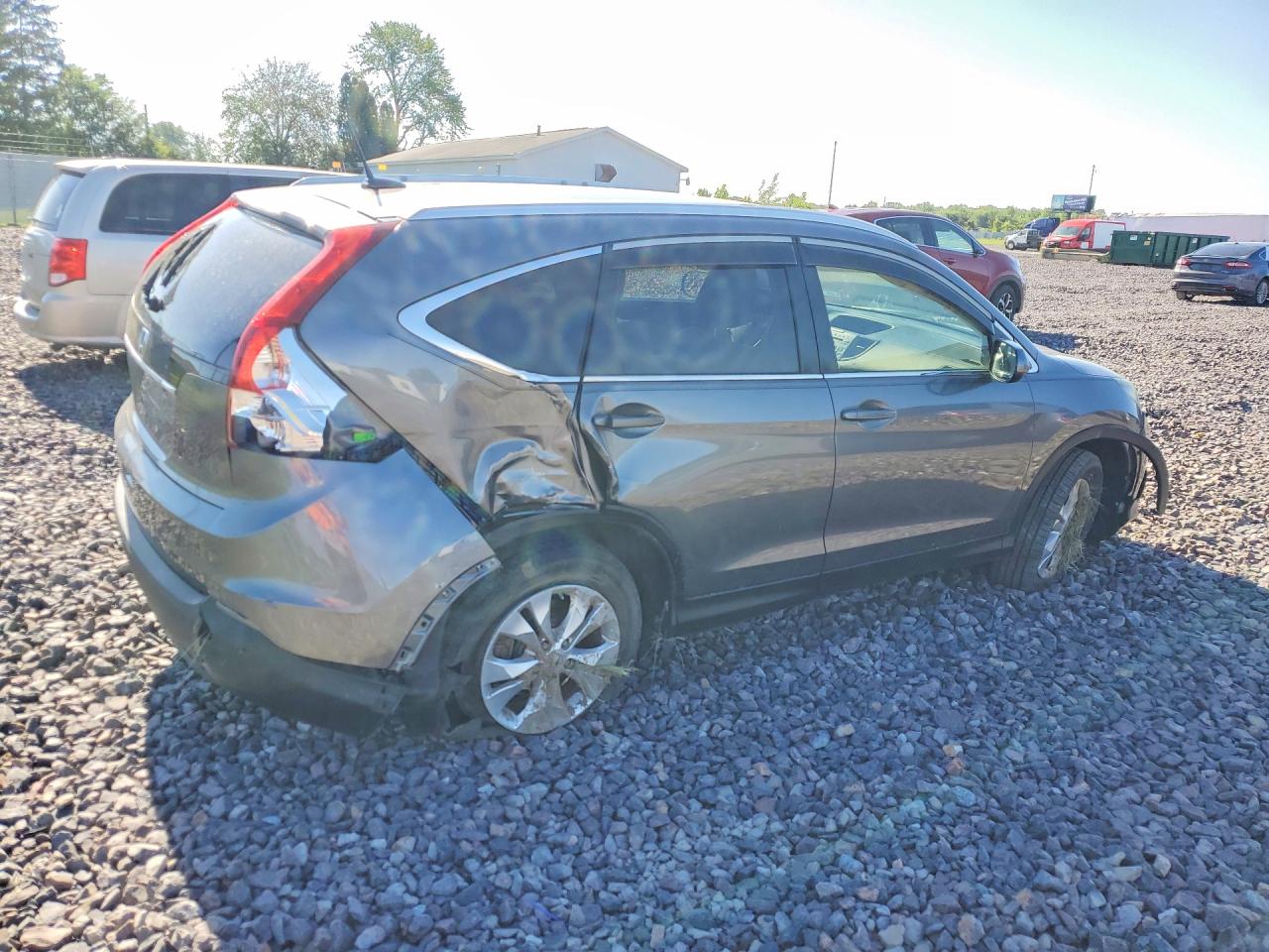 2012 Honda Cr-v Exl Gray vin: JHLRM3H7XCC007722