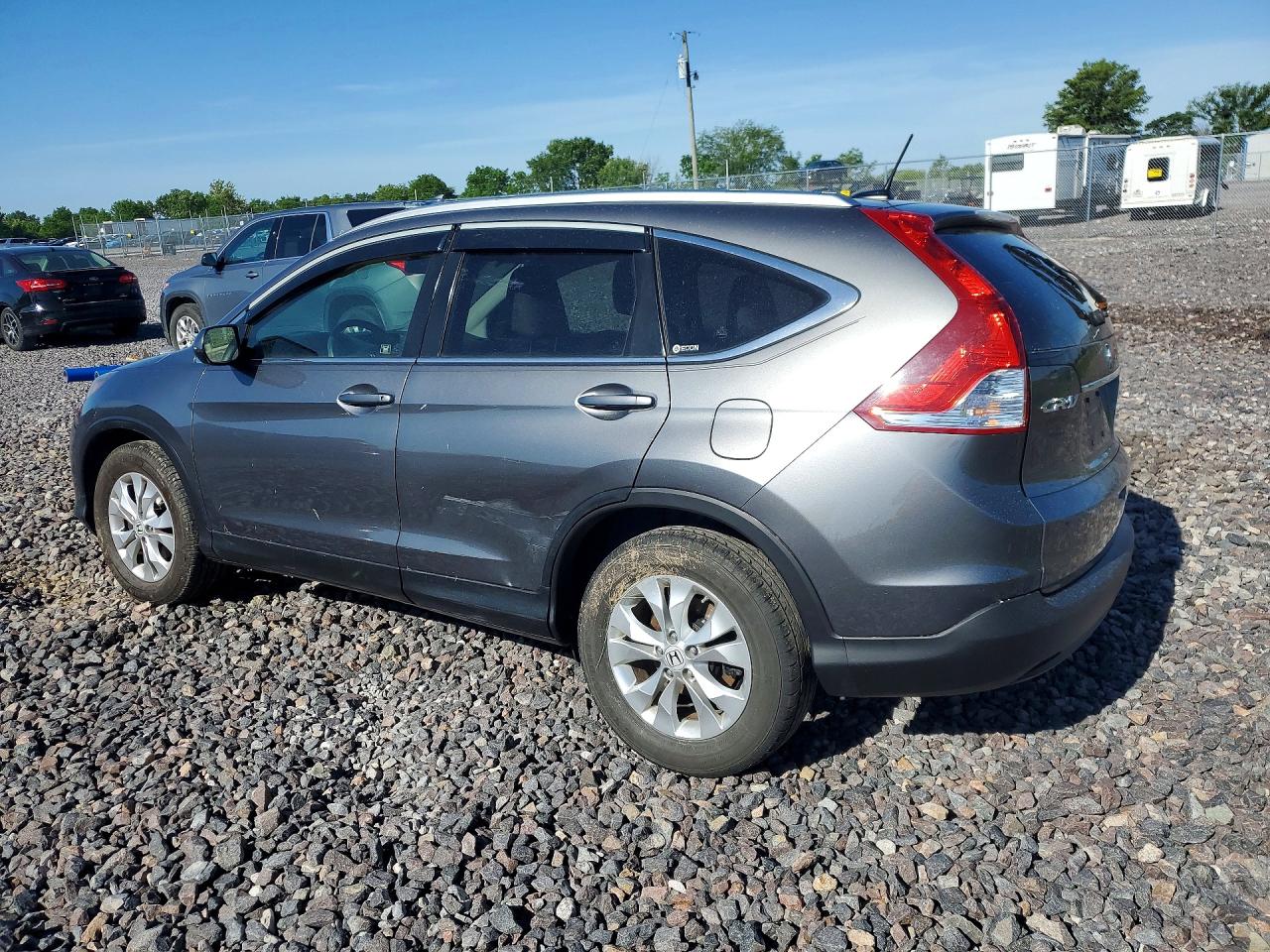 2012 Honda Cr-v Exl Gray vin: JHLRM3H7XCC007722