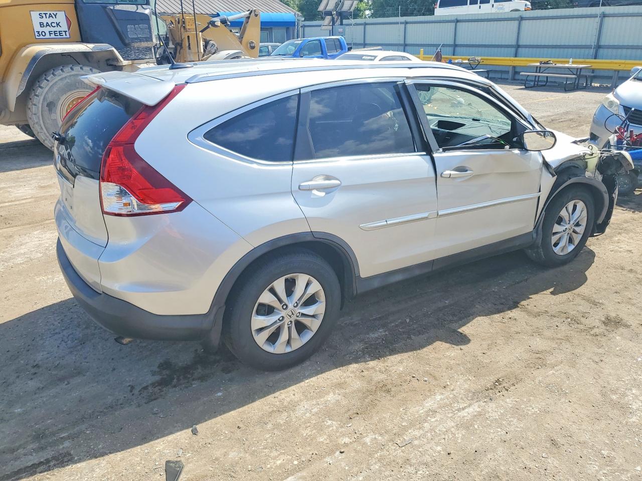 2012 Honda Cr-v Exl Silver vin: JHLRM3H7XCC008305