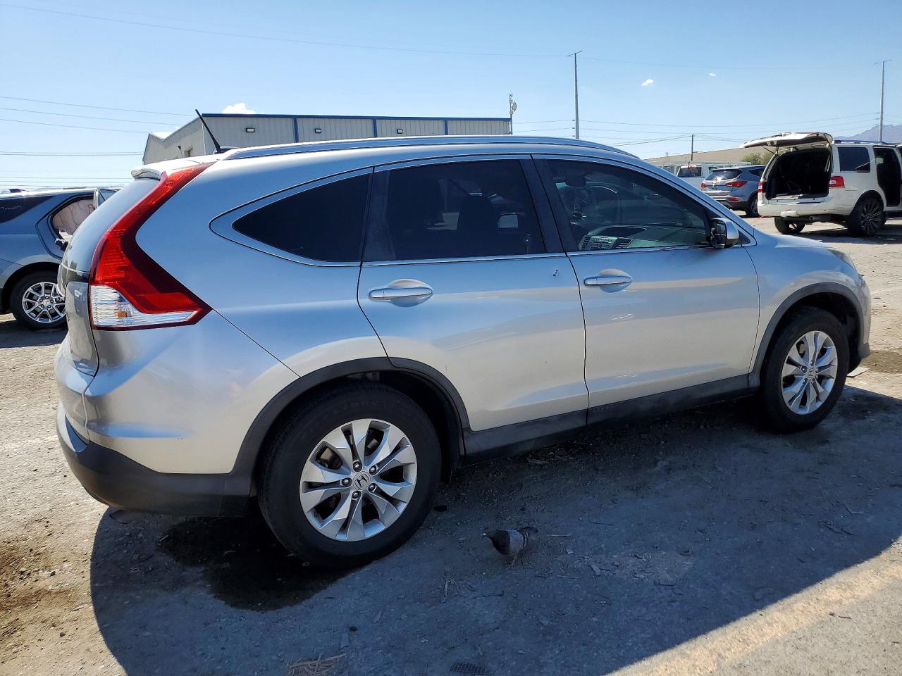 2012 Honda Cr-v Exl Silver vin: JHLRM3H7XCC009647
