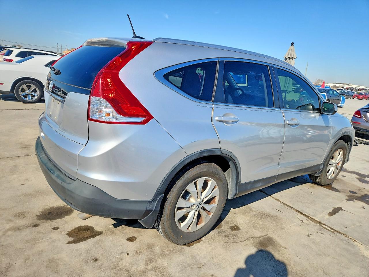 2012 Honda Cr-v Exl Silver vin: JHLRM3H7XCC010572