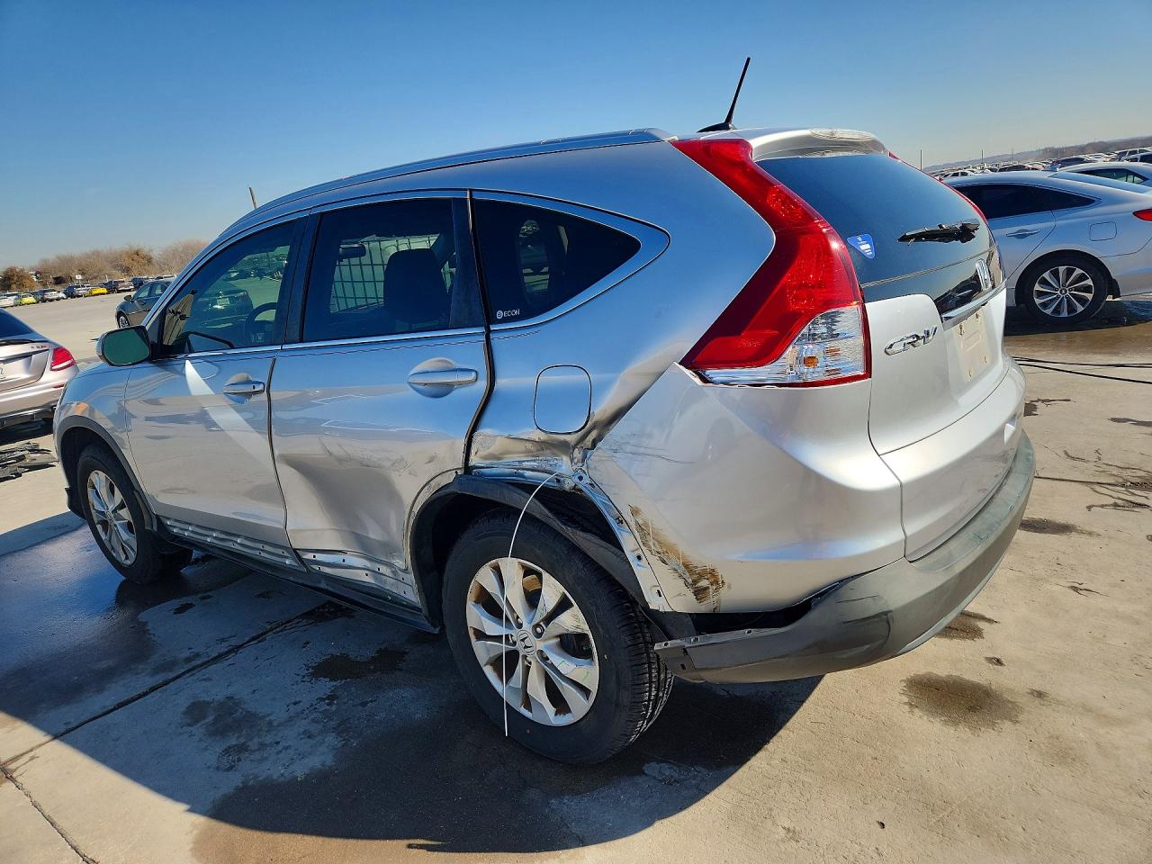 2012 Honda Cr-v Exl Silver vin: JHLRM3H7XCC010572