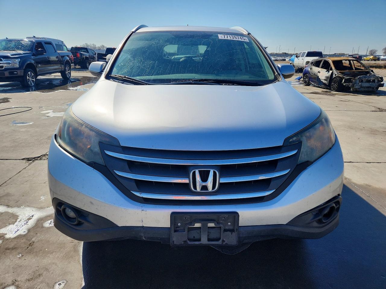 2012 Honda Cr-v Exl Silver vin: JHLRM3H7XCC010572