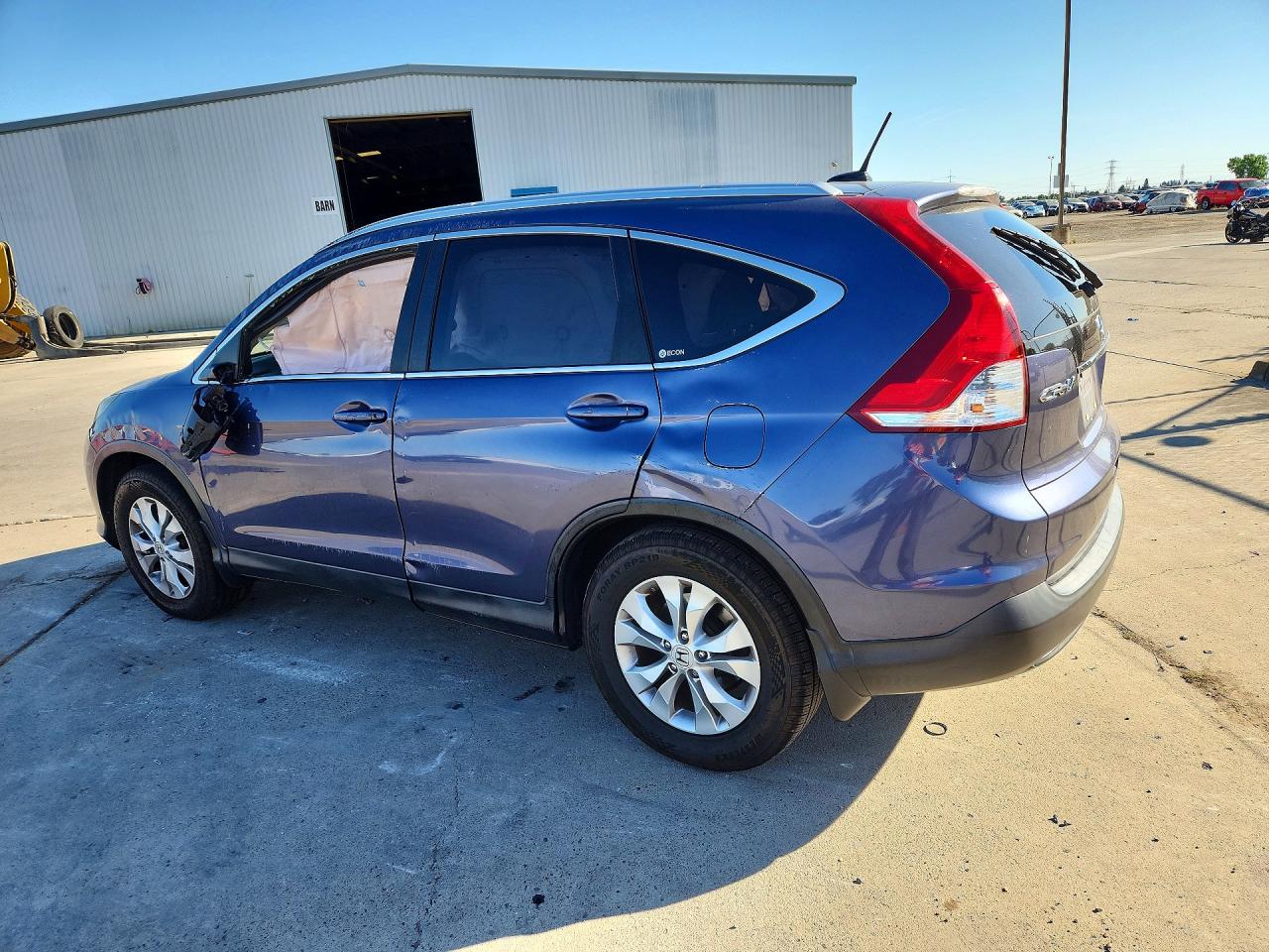 2012 Honda Cr-v Exl Blue vin: JHLRM3H7XCC011740
