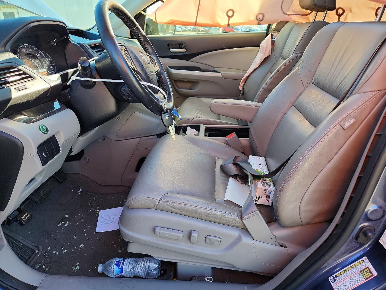 2012 Honda Cr-v Exl Blue vin: JHLRM3H7XCC011740