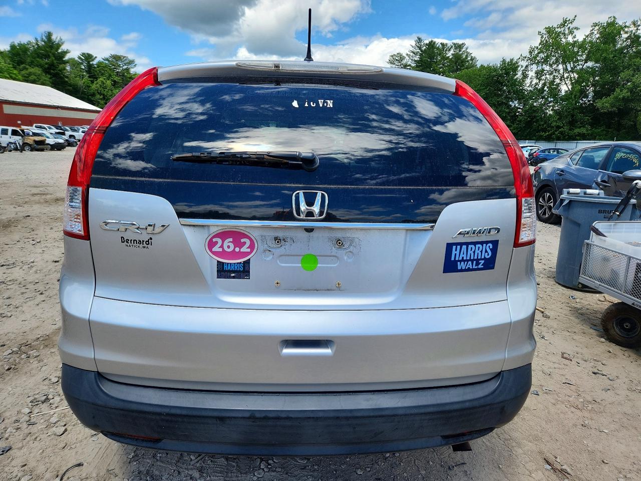 2012 Honda Cr-v Ex Silver vin: JHLRM4H50CC012013