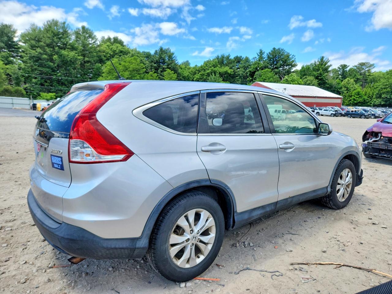 2012 Honda Cr-v Ex Silver vin: JHLRM4H50CC012013