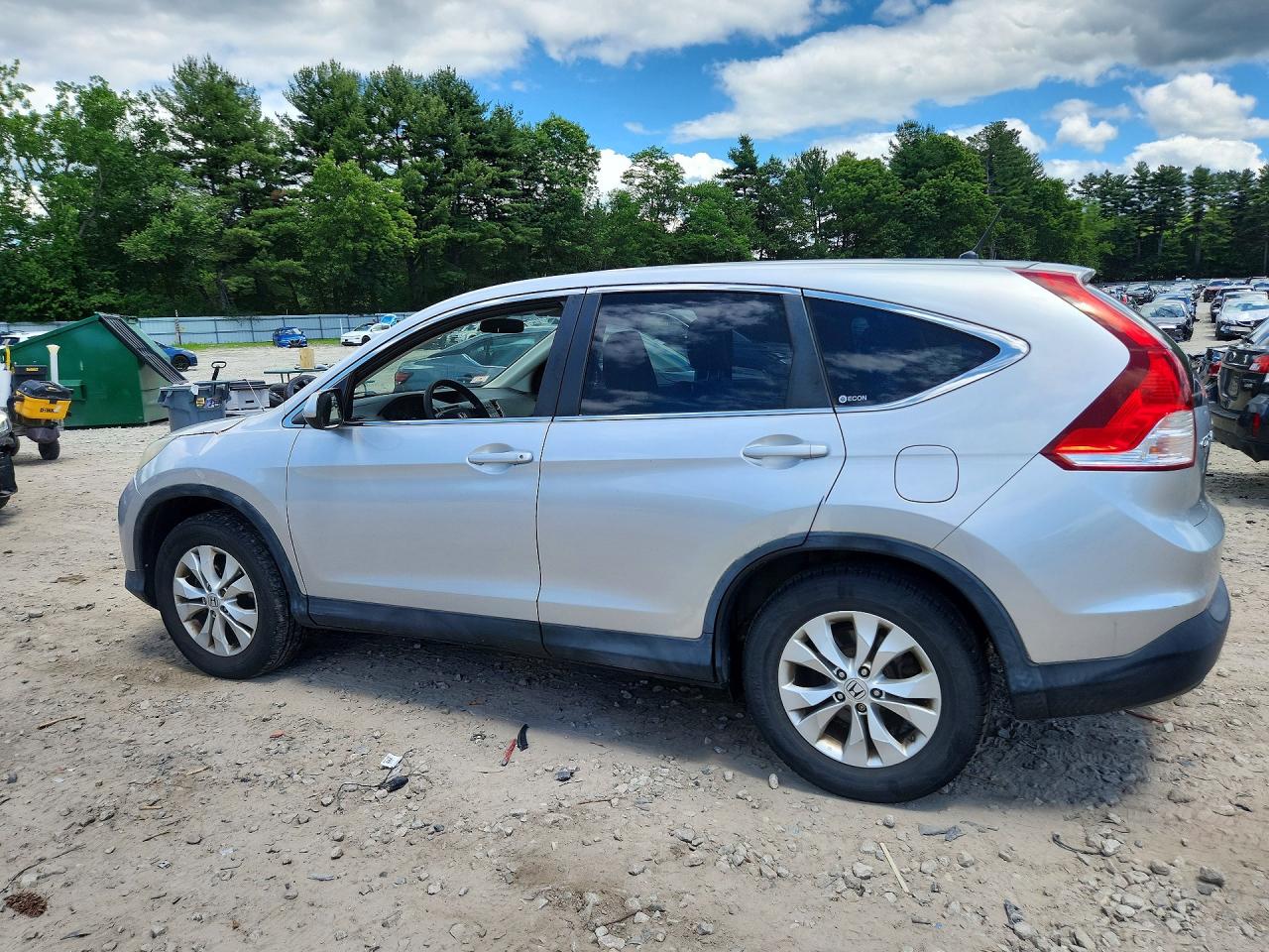 2012 Honda Cr-v Ex Silver vin: JHLRM4H50CC012013