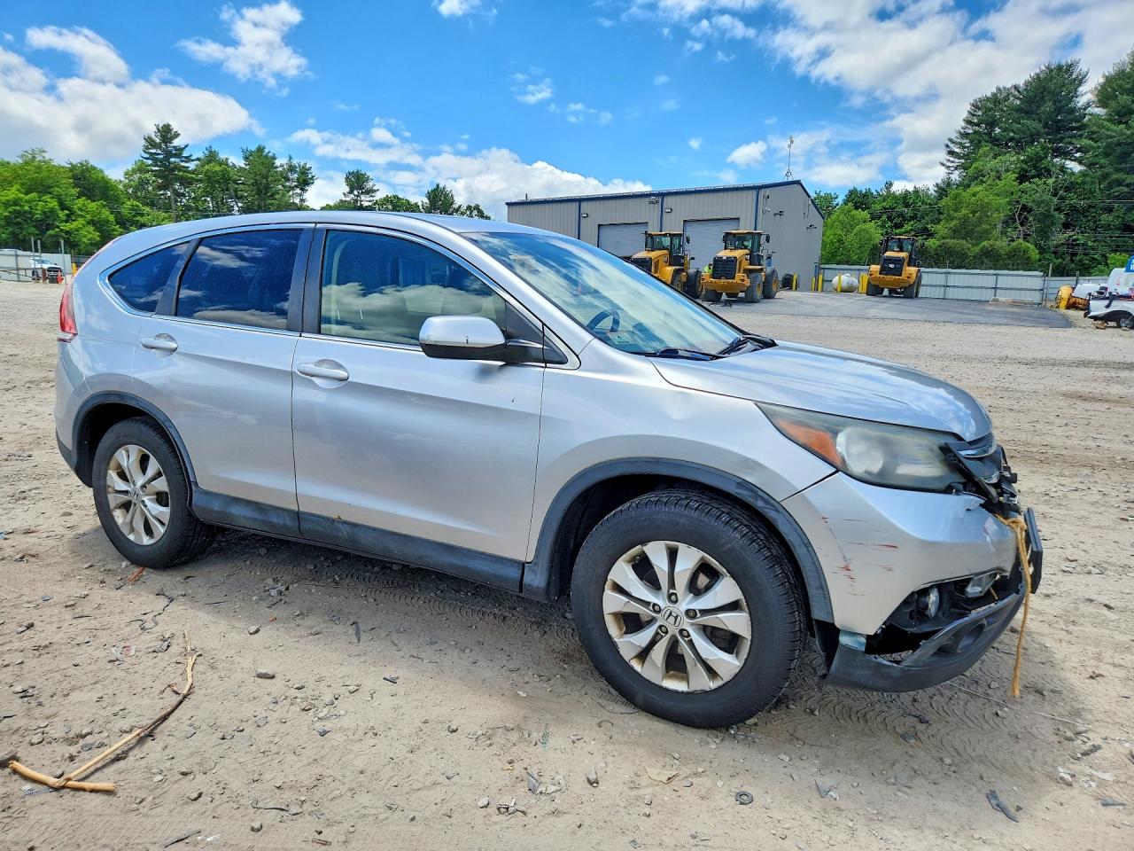 2012 Honda Cr-v Ex Silver vin: JHLRM4H50CC012013