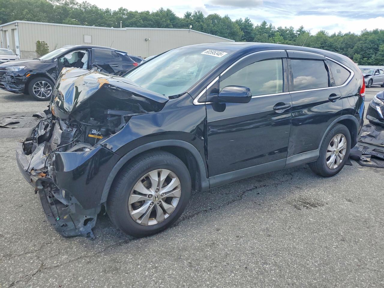 2012 Honda Cr-v Ex Black vin: JHLRM4H51CC024350