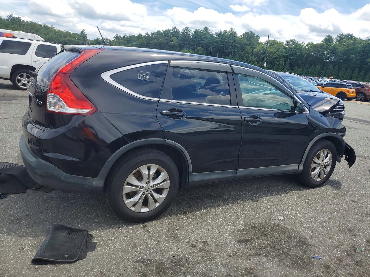 2012 Honda Cr-v Ex Black vin: JHLRM4H51CC024350