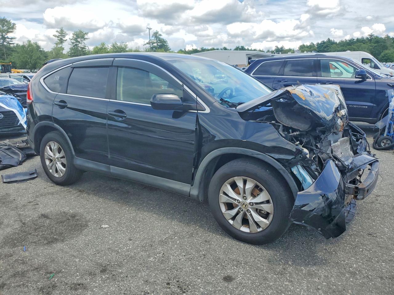 2012 Honda Cr-v Ex Black vin: JHLRM4H51CC024350