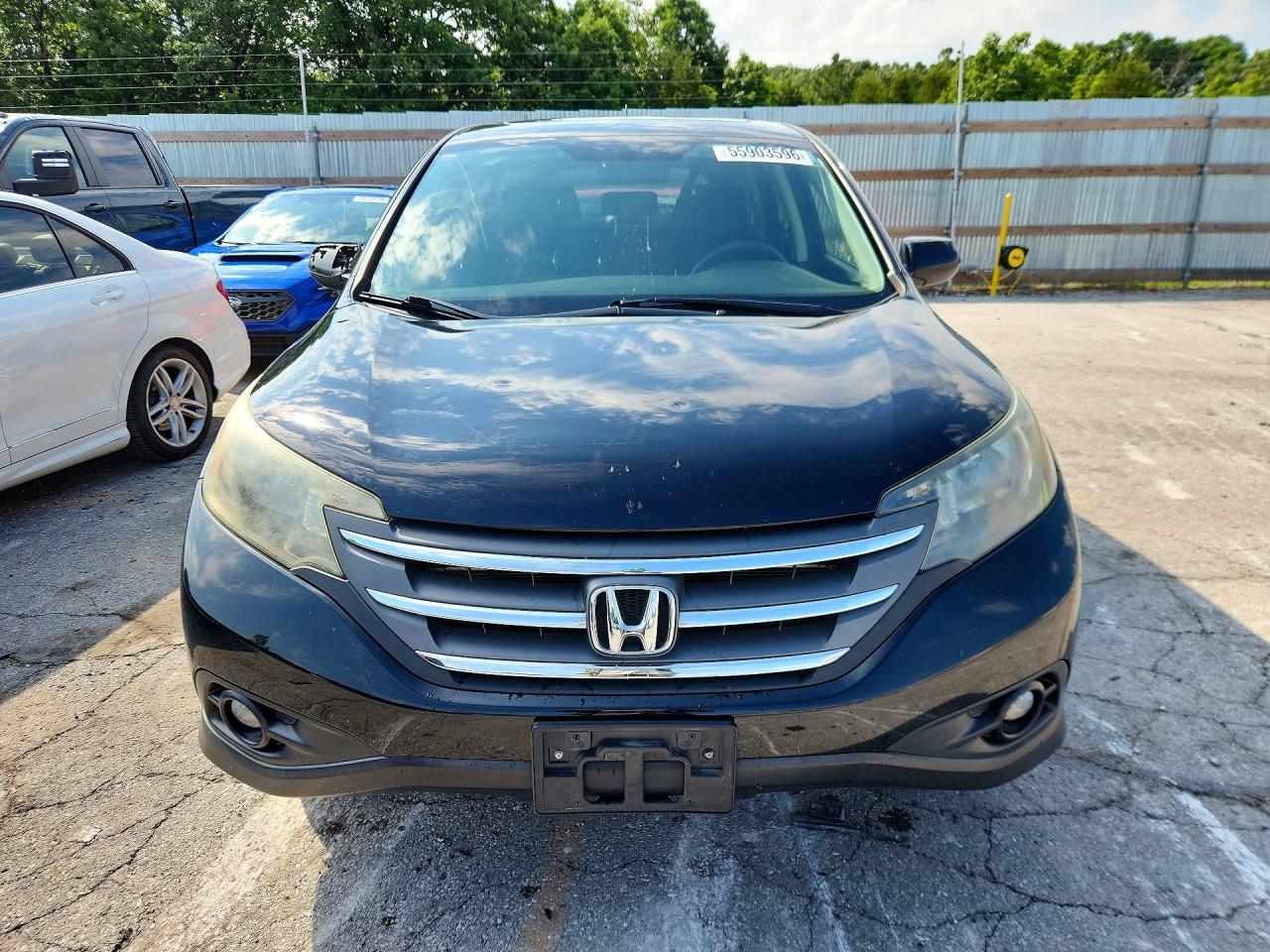 2012 Honda Cr-v Ex Black vin: JHLRM4H51CC028592