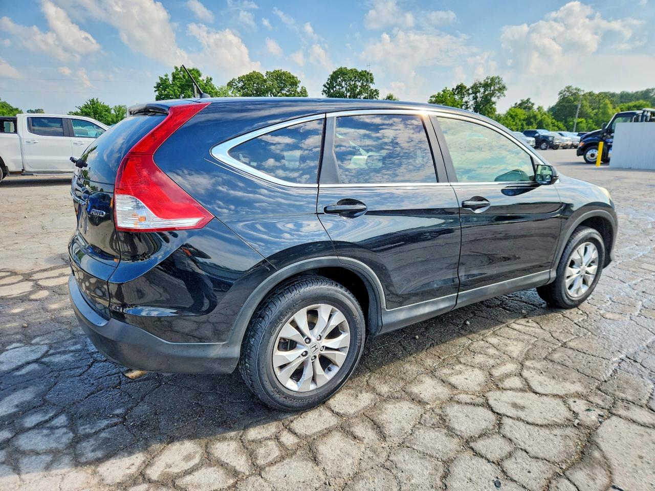 2012 Honda Cr-v Ex Black vin: JHLRM4H51CC028592