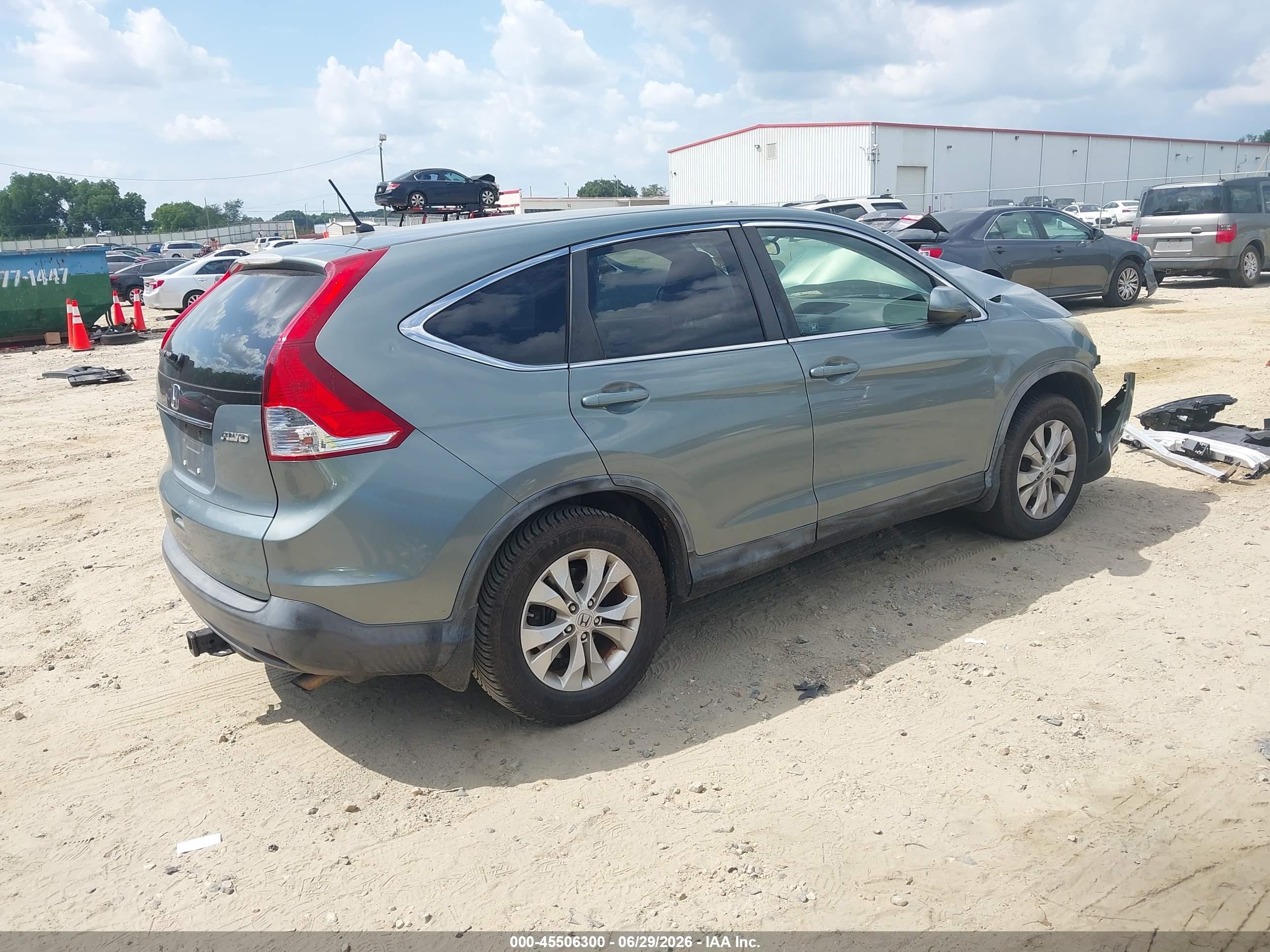 2012 Honda Cr-v Ex Gray vin: JHLRM4H52CC005063